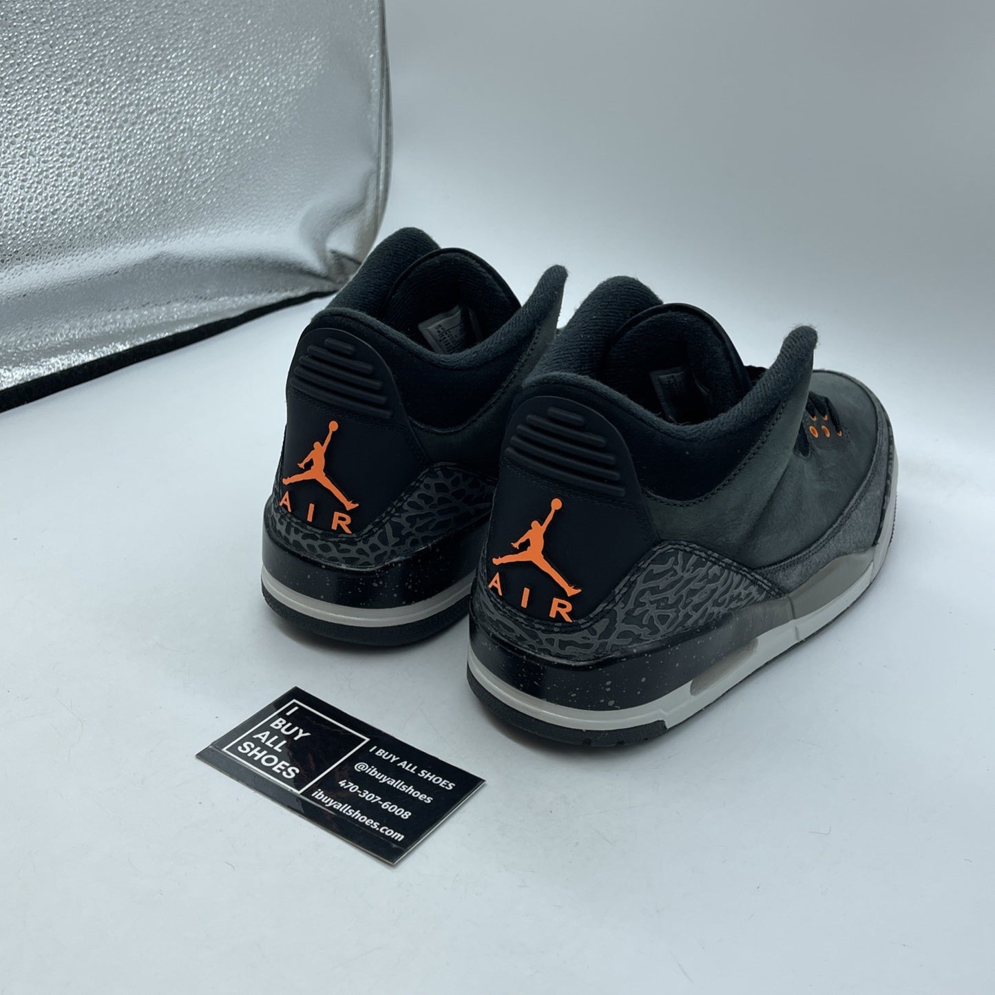 Size 9.5 - Jordan 3 Retro 2023 Mid Fear Black Grey Suede (CT8532-080)