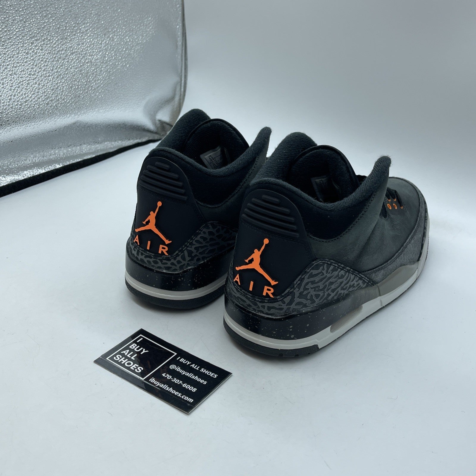 Size 9.5 - Jordan 3 Retro 2023 Mid Fear Black Grey Suede (CT8532-080)