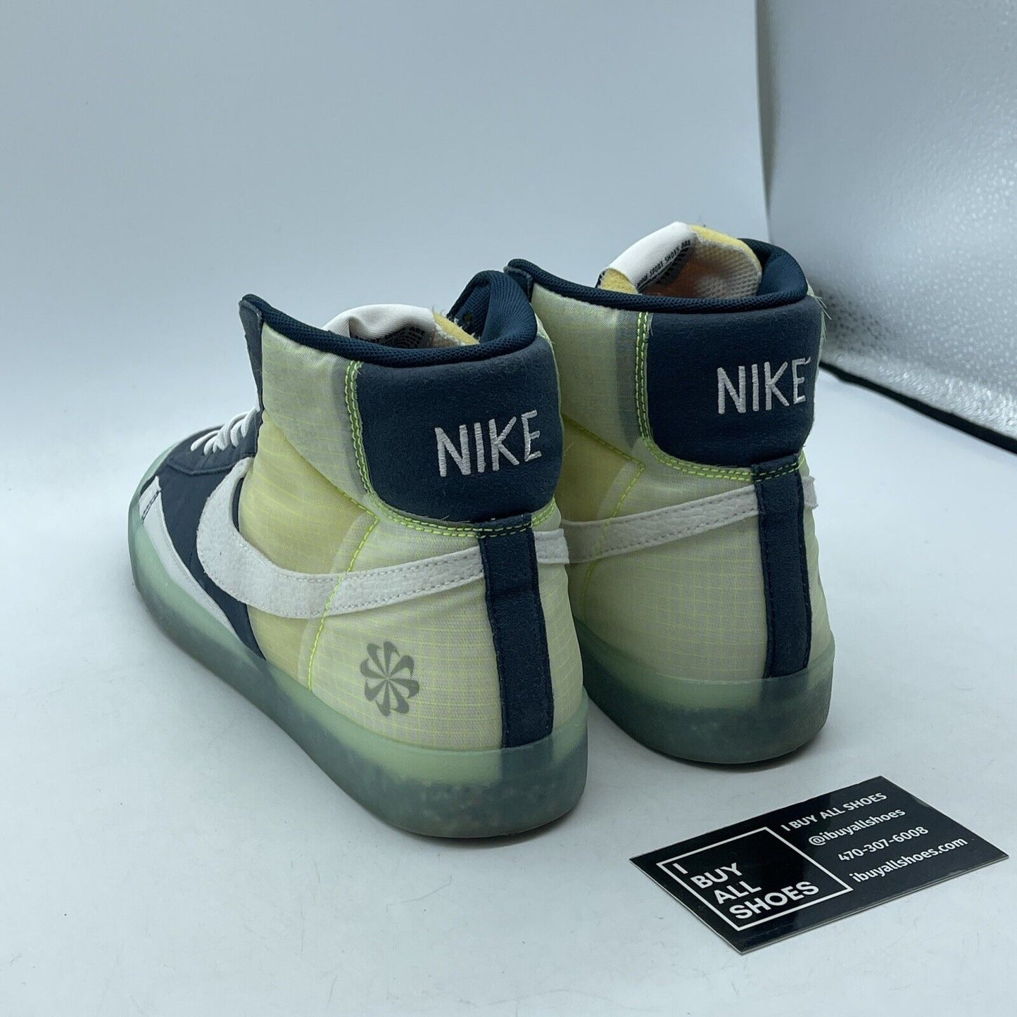 Size 8 - Nike Blazer '77 Mid Move To Zero - Armory Navy Blue White (DH4505-400)