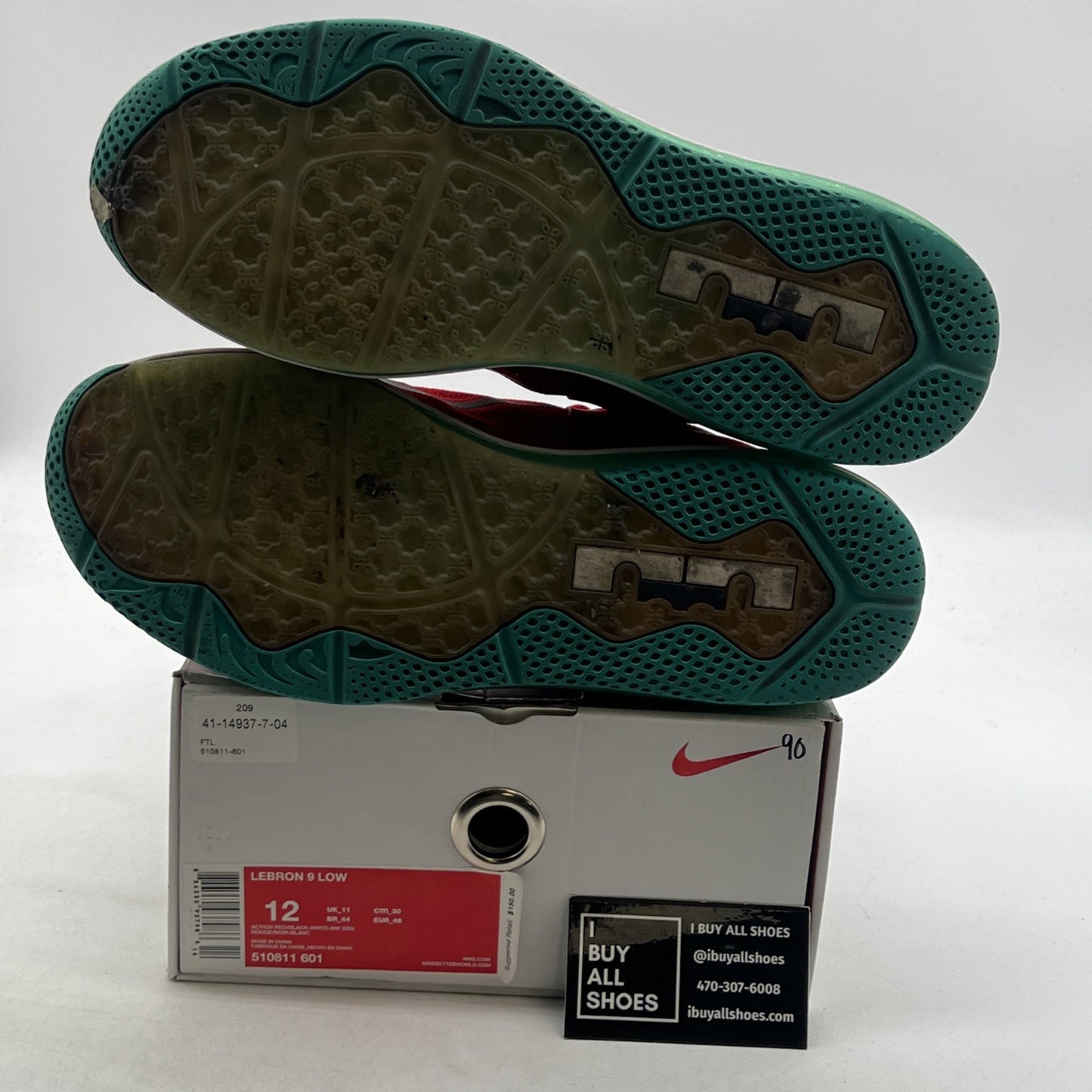 Size 12 - Nike LeBron 9 Low Liverpool (510811-601)