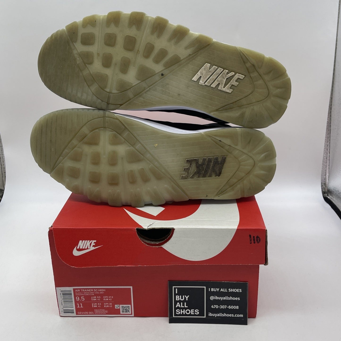 Size 9.5 - Nike Air Trainer SC High Raiders (DZ4405-001)
