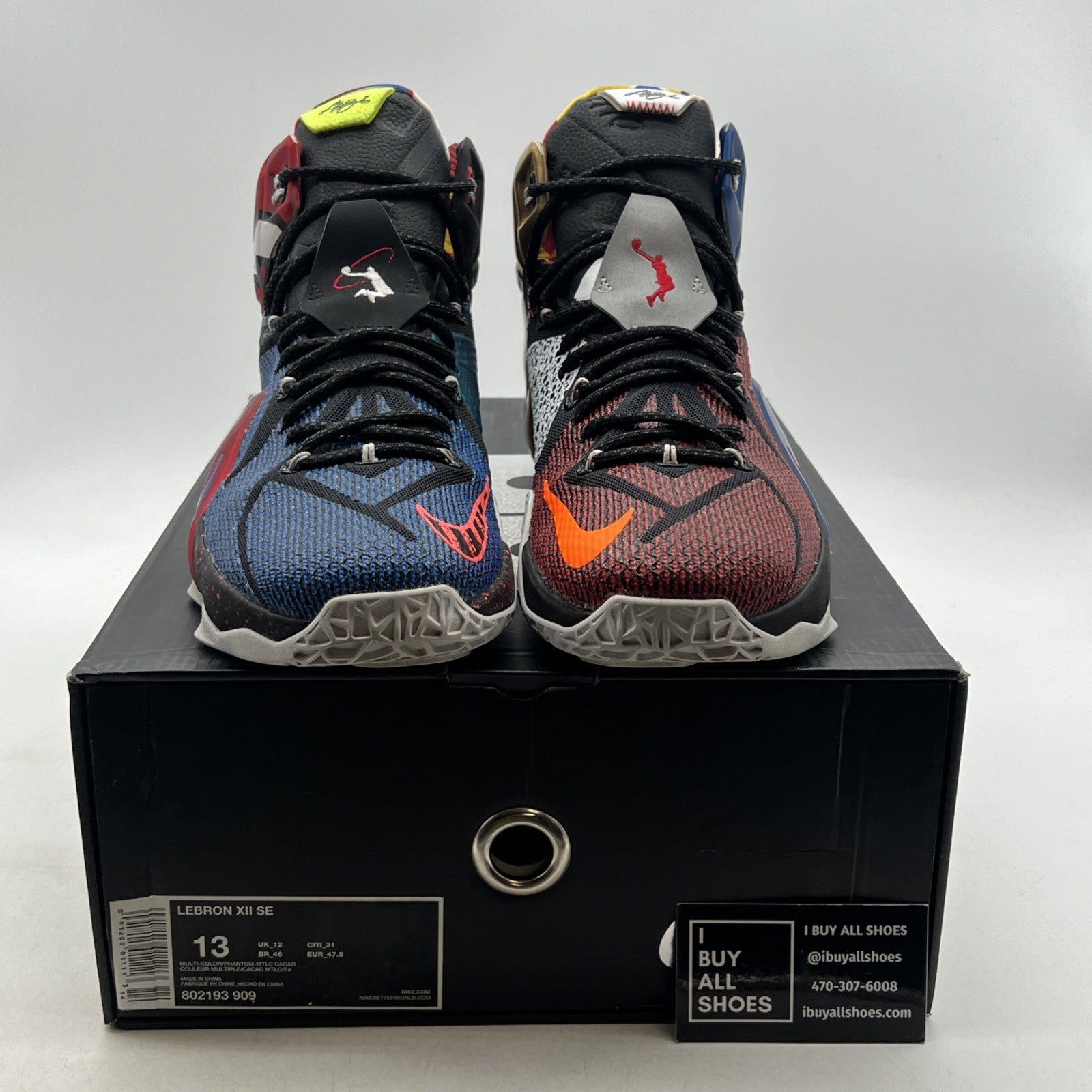 Size 13 - Nike LeBron 12 SE What The (802193-909)