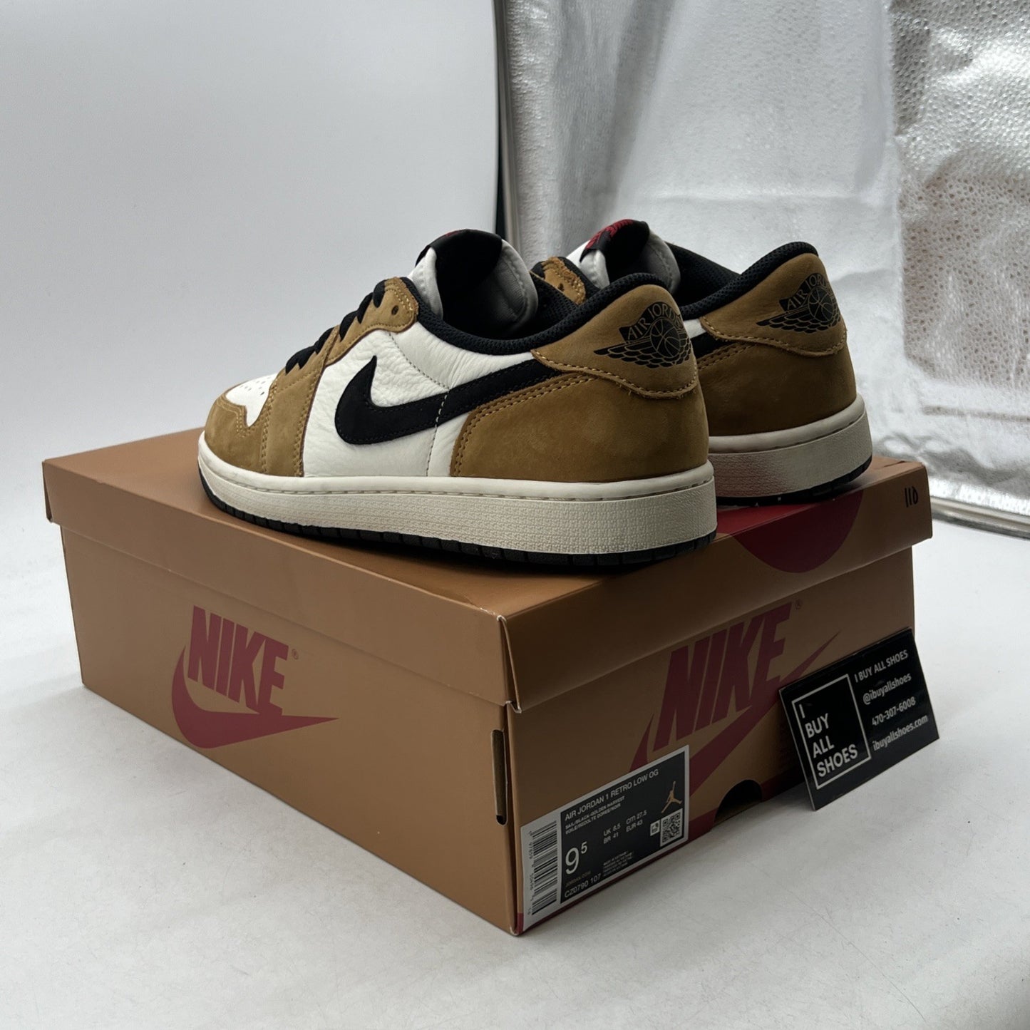 Size 9.5 - Air Jordan 1 Retro OG Low Rookie of the Year (CZ0790-107)