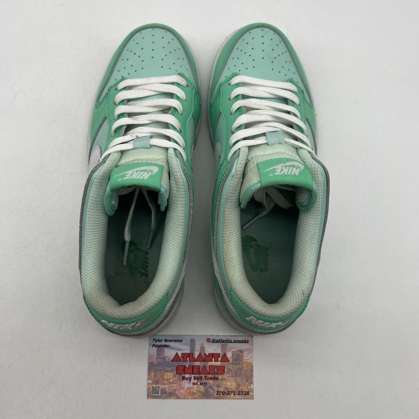 Size 8 - Nike Dunk Low Mint Foam Light Menta White Leather (DV0833-102)