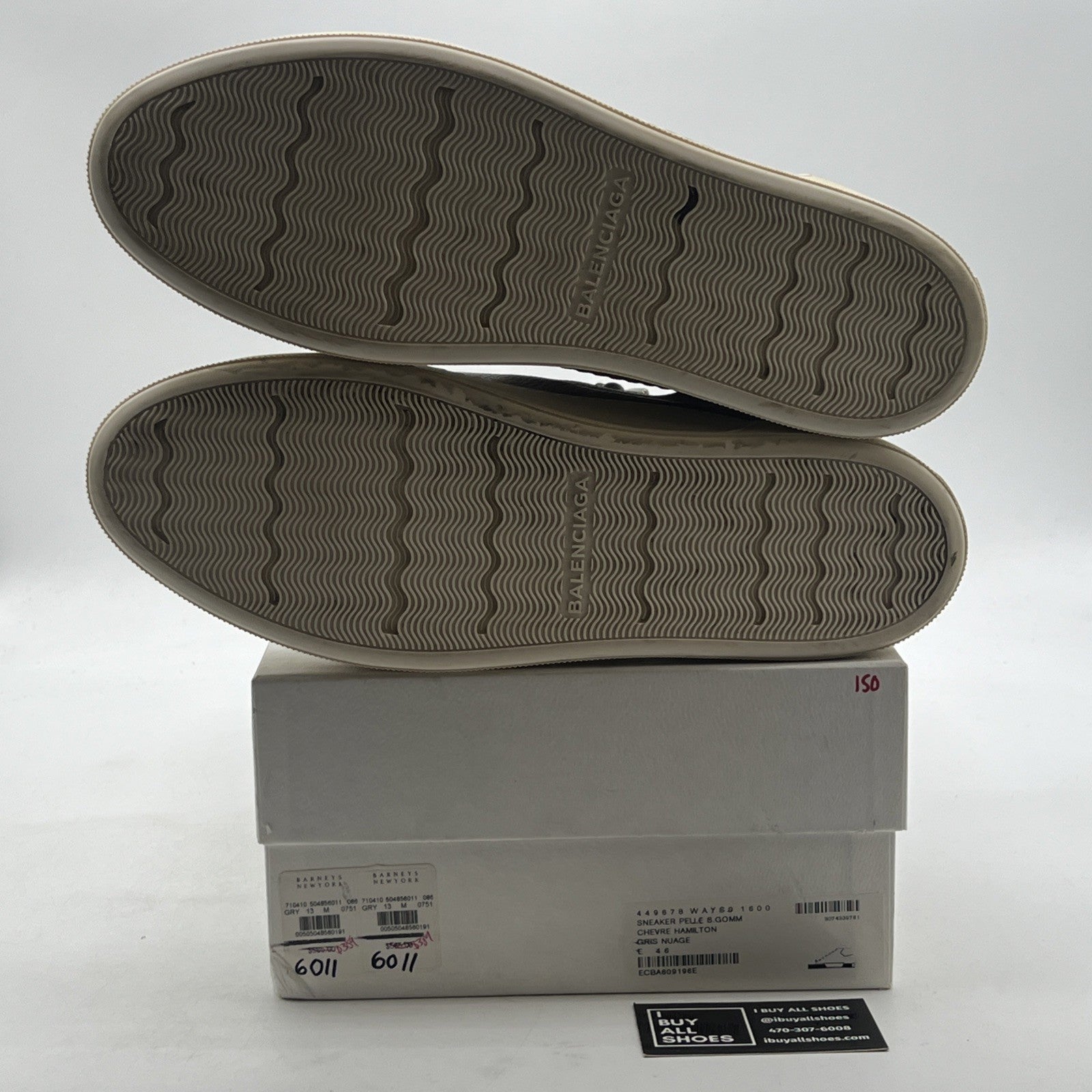 Size 46 - Balenciaga Chevre Hamilton Grey
