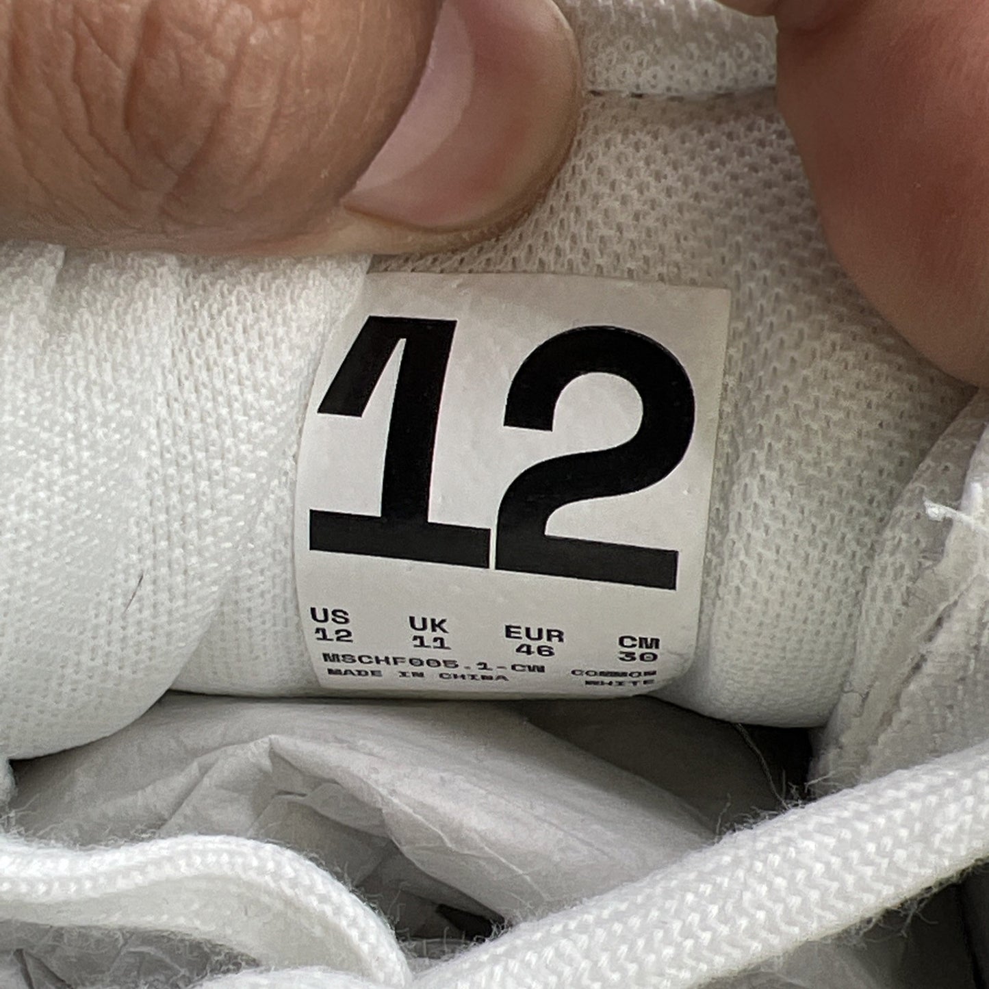 Size 12 - MSCHF Super Normal 2 White Limited Release Common Whites