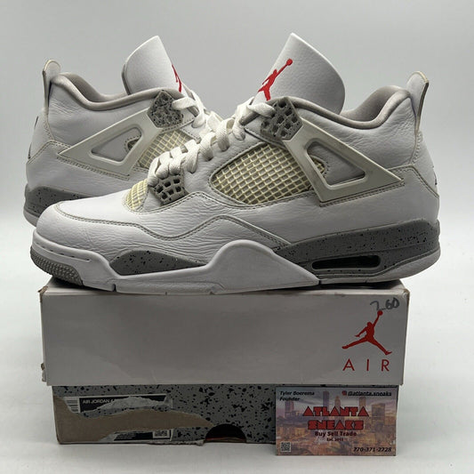 Size 11.5 - Jordan 4 Retro Mid White Oreo Grey (CT8527-100)