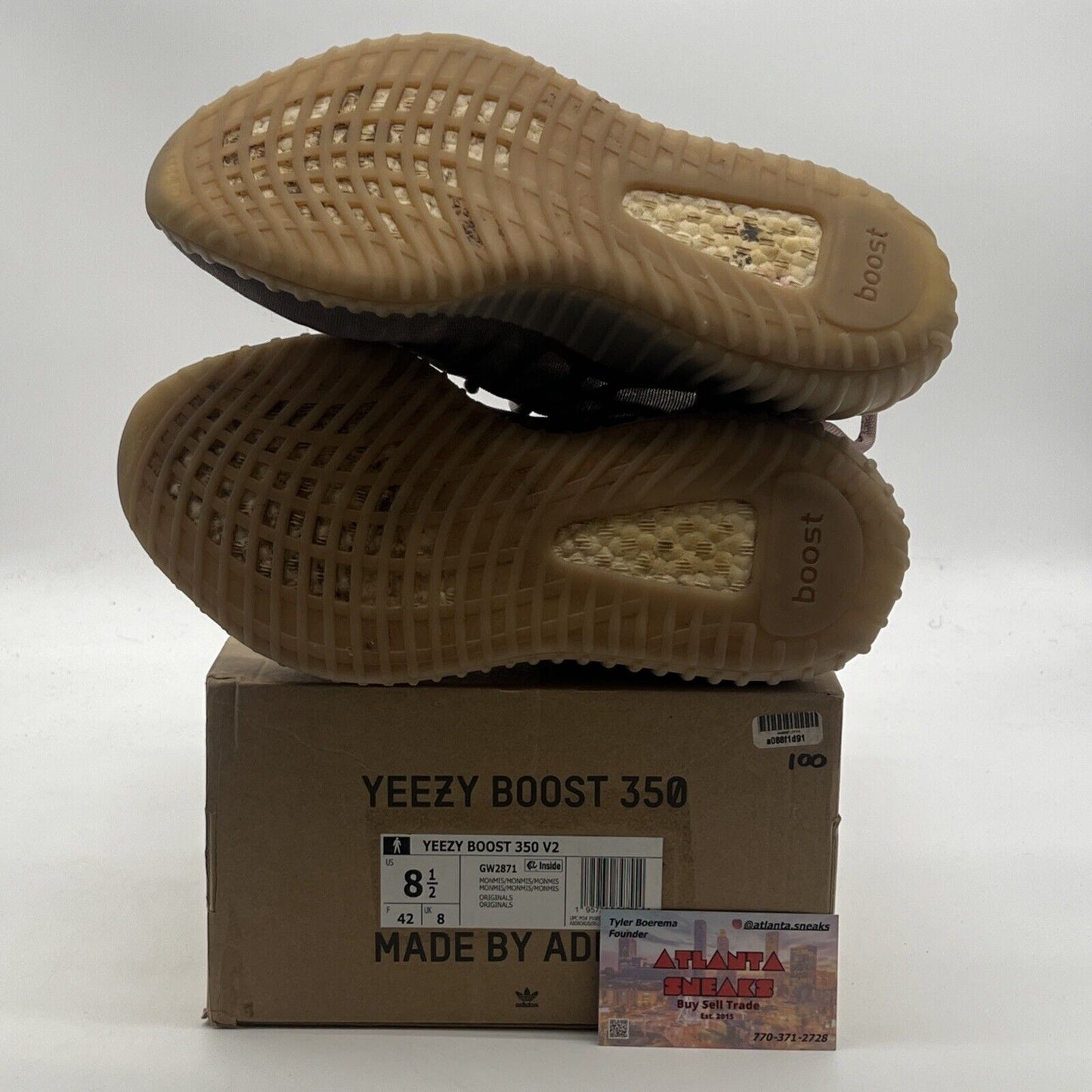 Size 8.5 - adidas Yeezy Boost 350 V2 Mono Mist - (GW2871)