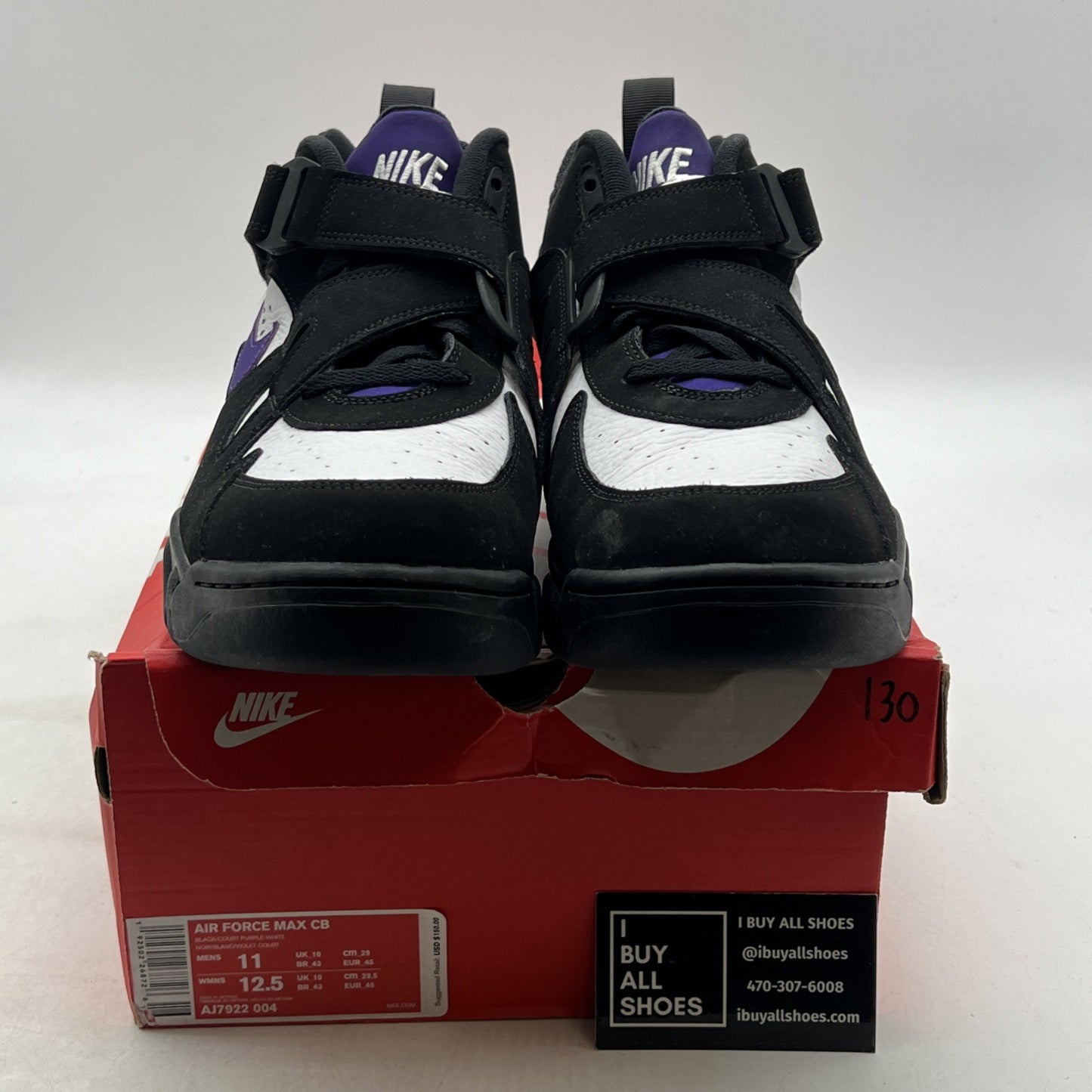 Size 11 - Nike Air Force Max CB OG Purple (AJ7922-004)