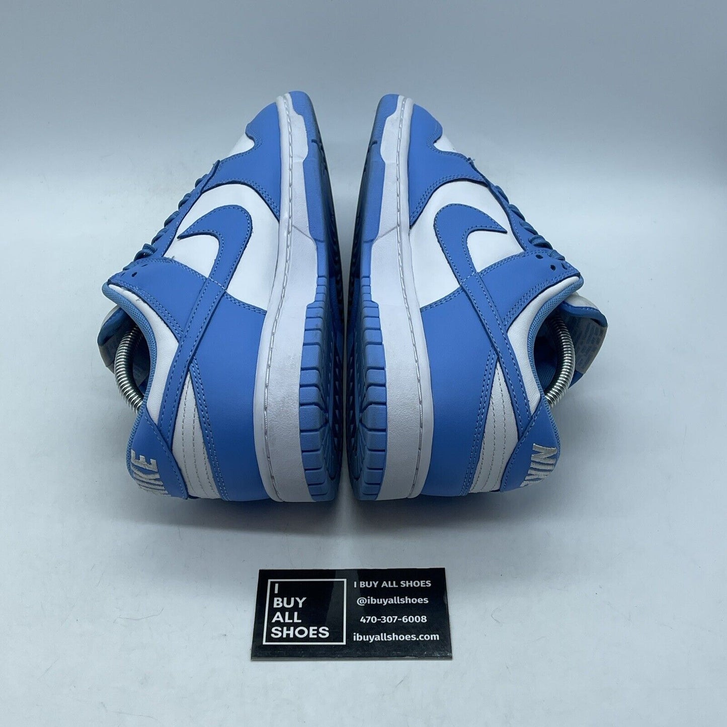 Size 10 - Nike Dunk Low University Blue white Suede Leather (DD1391-102)