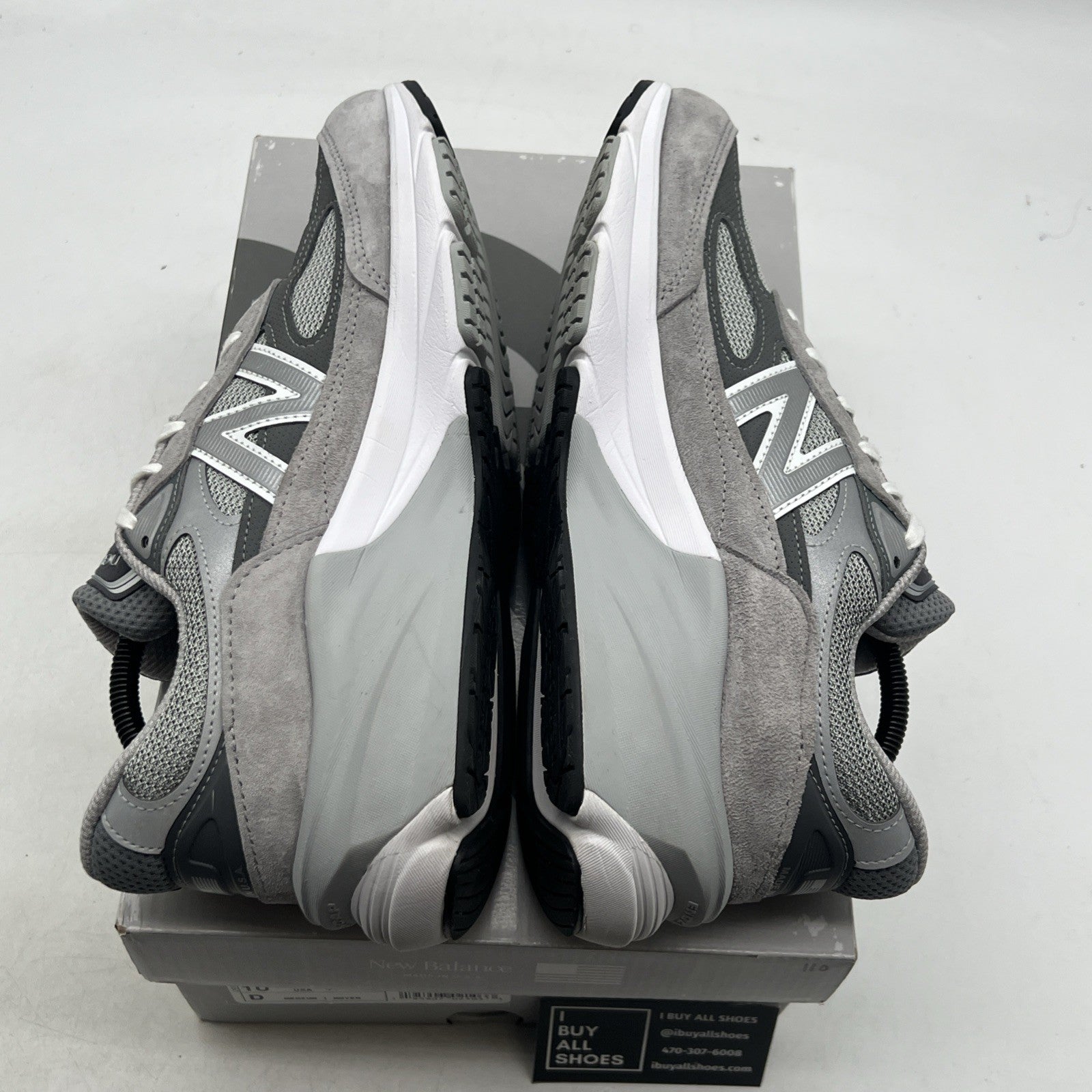 Size 10 - New Balance 990v6 Made in USA Castlerock (M990GL6)