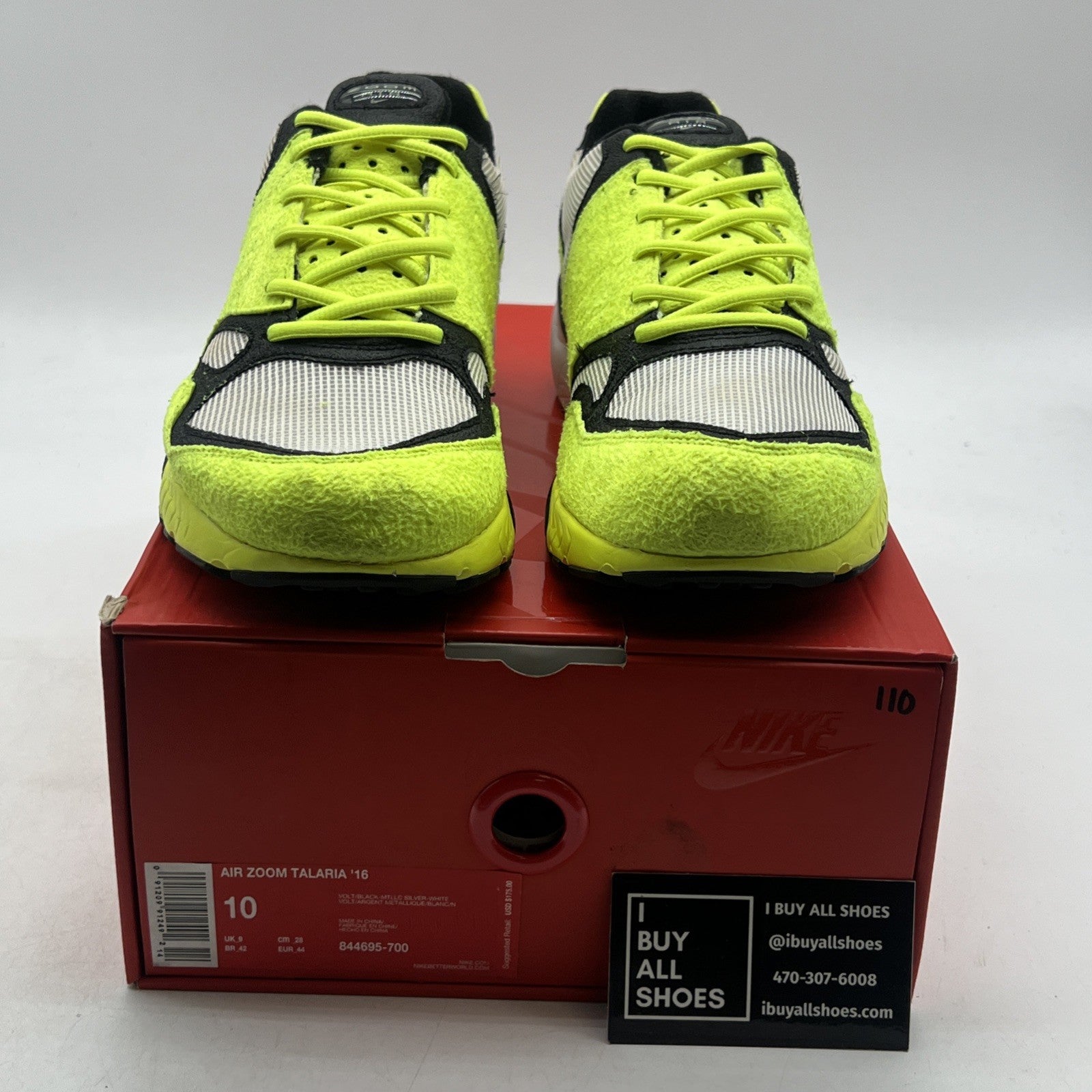Size 10 - Nike Air Zoom Talaria '16 Volt (844695-700)