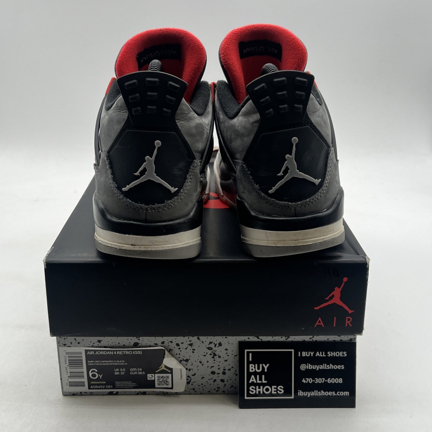 Size 6 - Air Jordan 4 Retro Mid Infrared (408452-061)