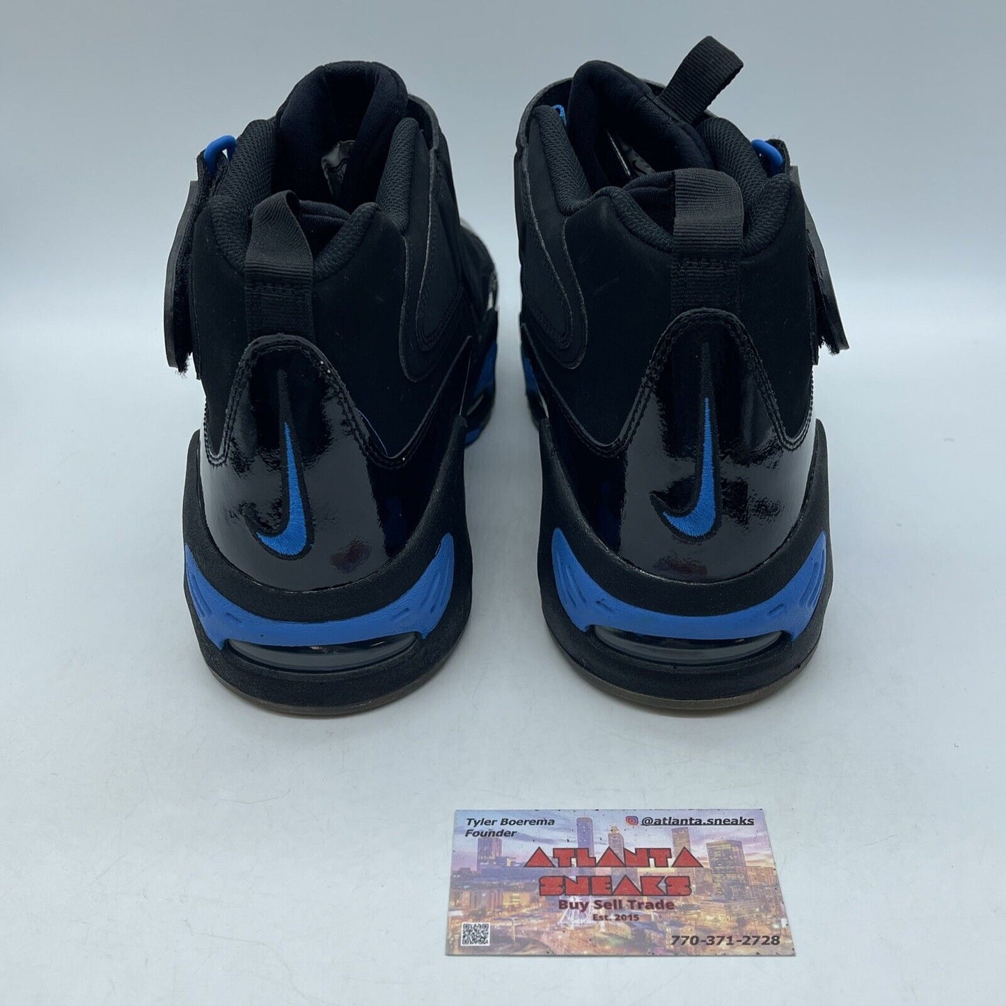 Size 13 - Nike Air Griffey Max 1 Black Photo Blue Suede Leather (354912-030)