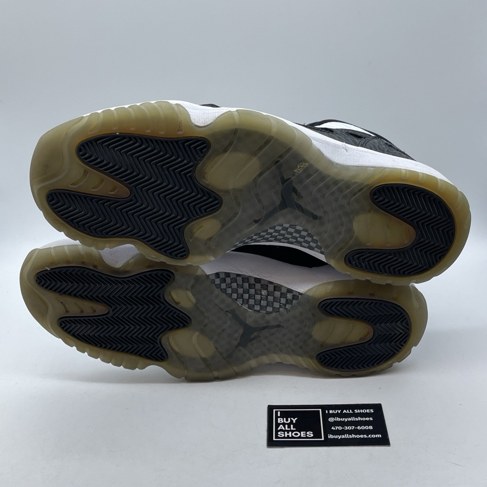 Size 13 - Air Jordan 11 Retro IE Low White Black Suede Leather (306008-100)