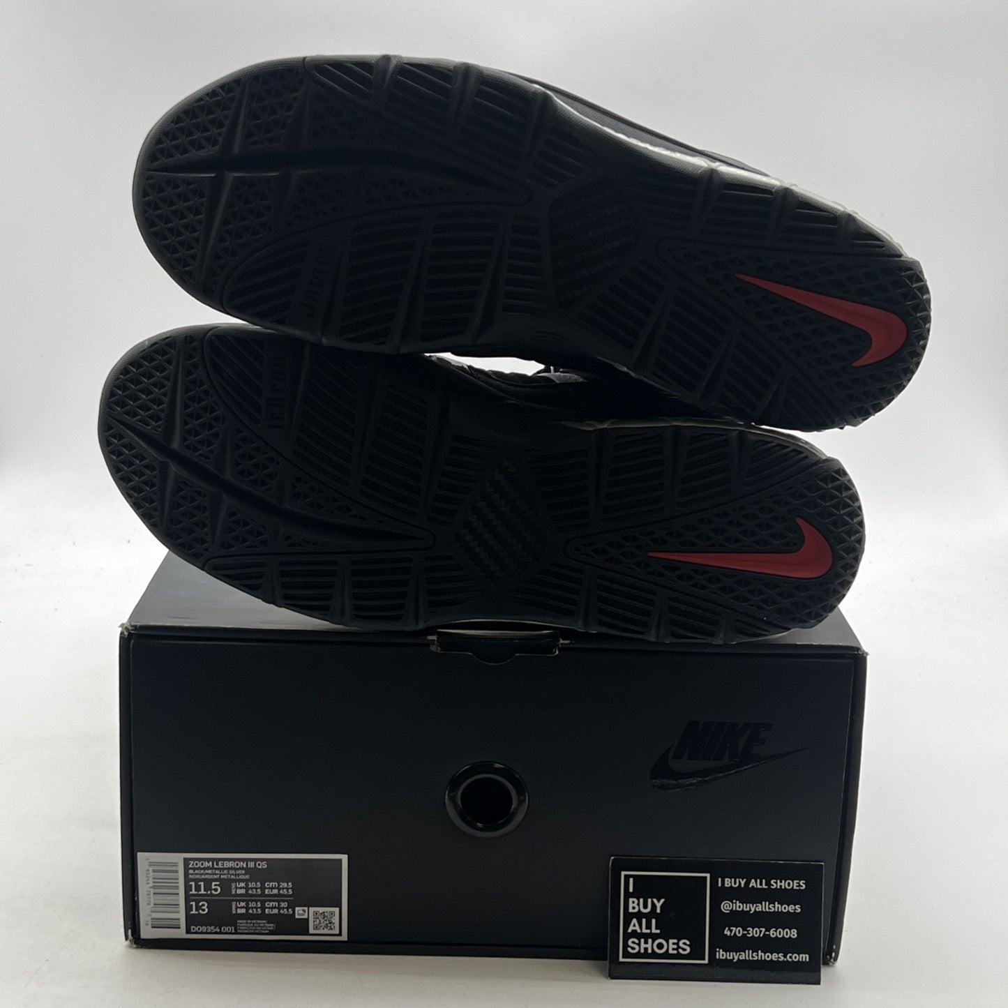 Size 11.5 - Nike Zoom LeBron 3 Retro Barbershop (DO9354-001)