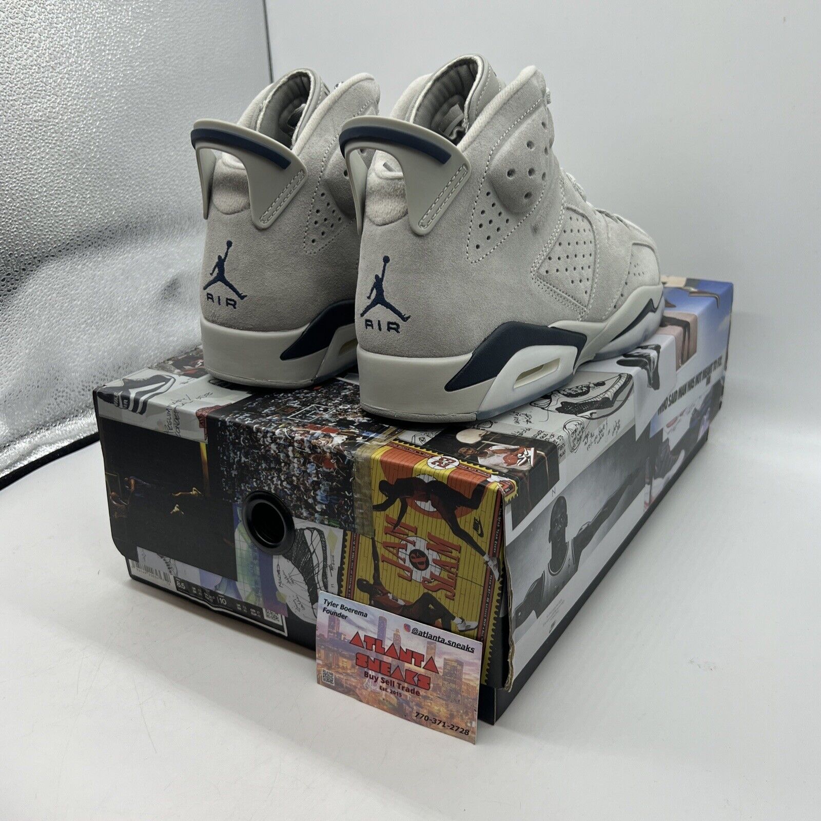 Size 8.5 - Jordan 6 Retro Mid Georgetown Brand New Og All