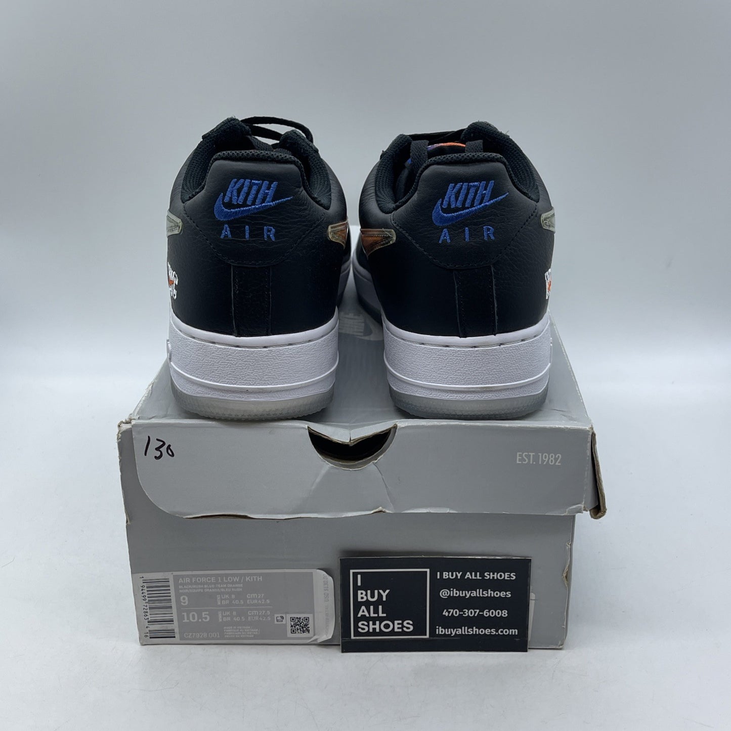 Size 9 - Kith x Nike Air Force 1 Low NYC Away (CZ7928-001)