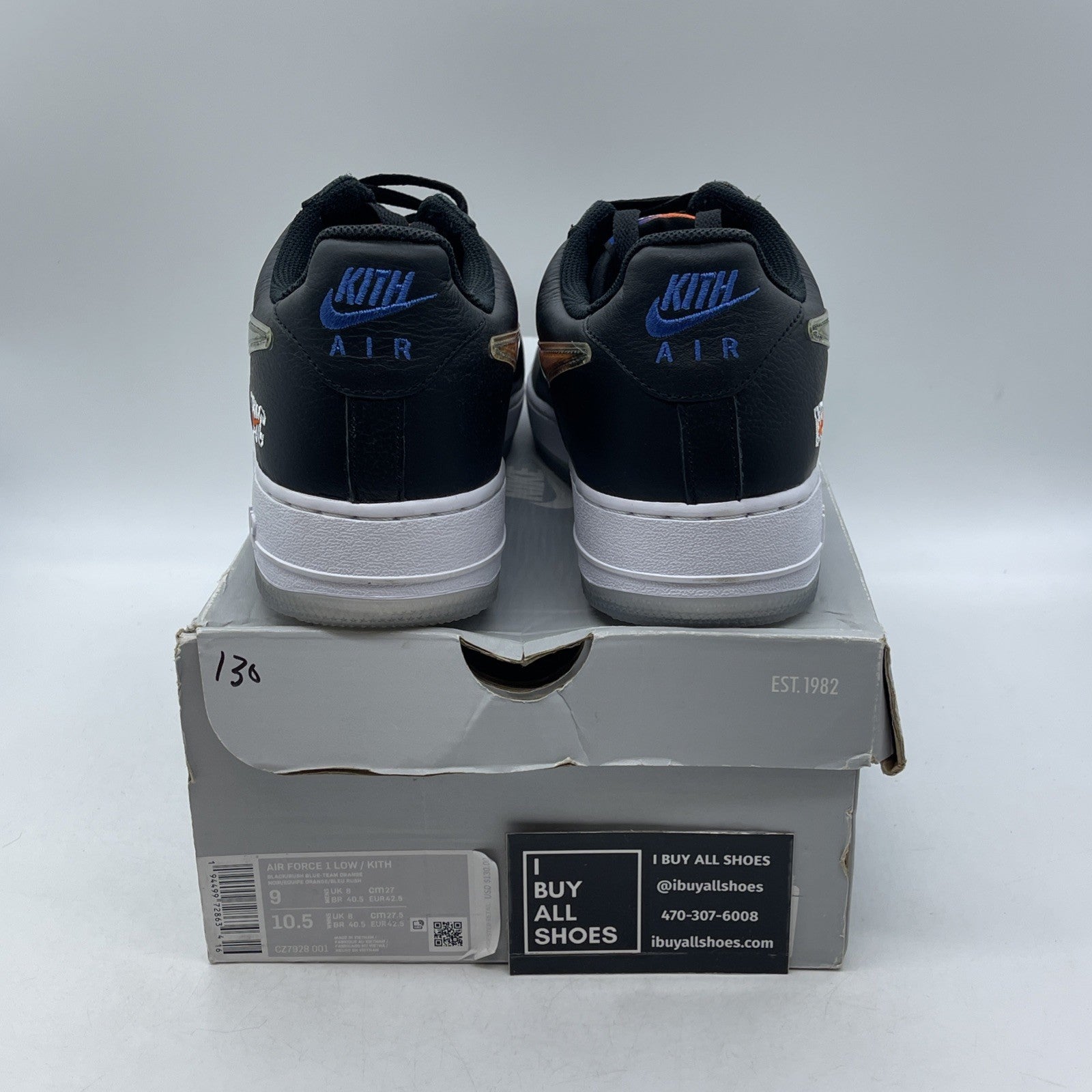 Size 9 - Kith x Nike Air Force 1 Low NYC Away (CZ7928-001)
