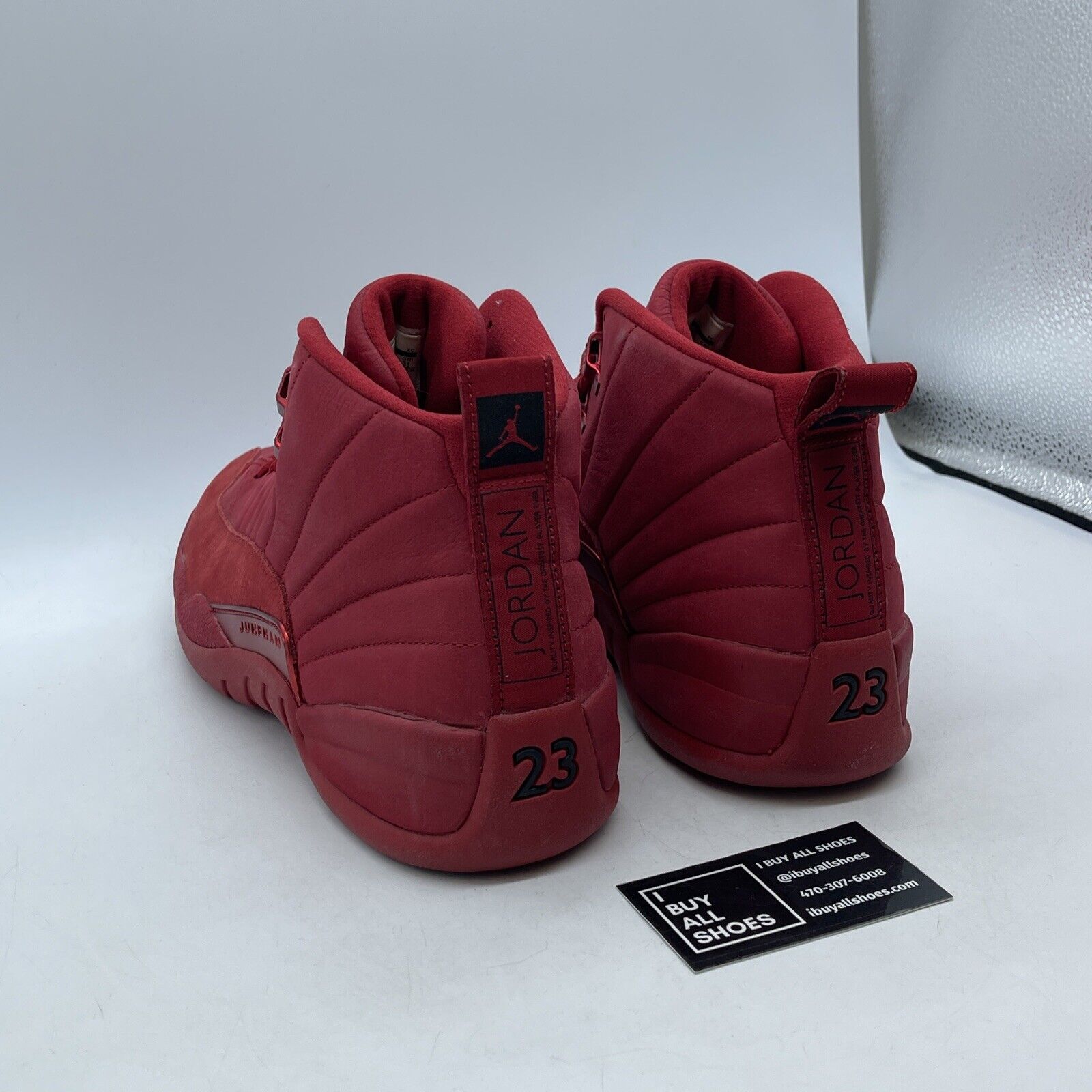 Size 13 - Air Jordan 12 Retro Gym Red Black Suede Leather (130690-601)