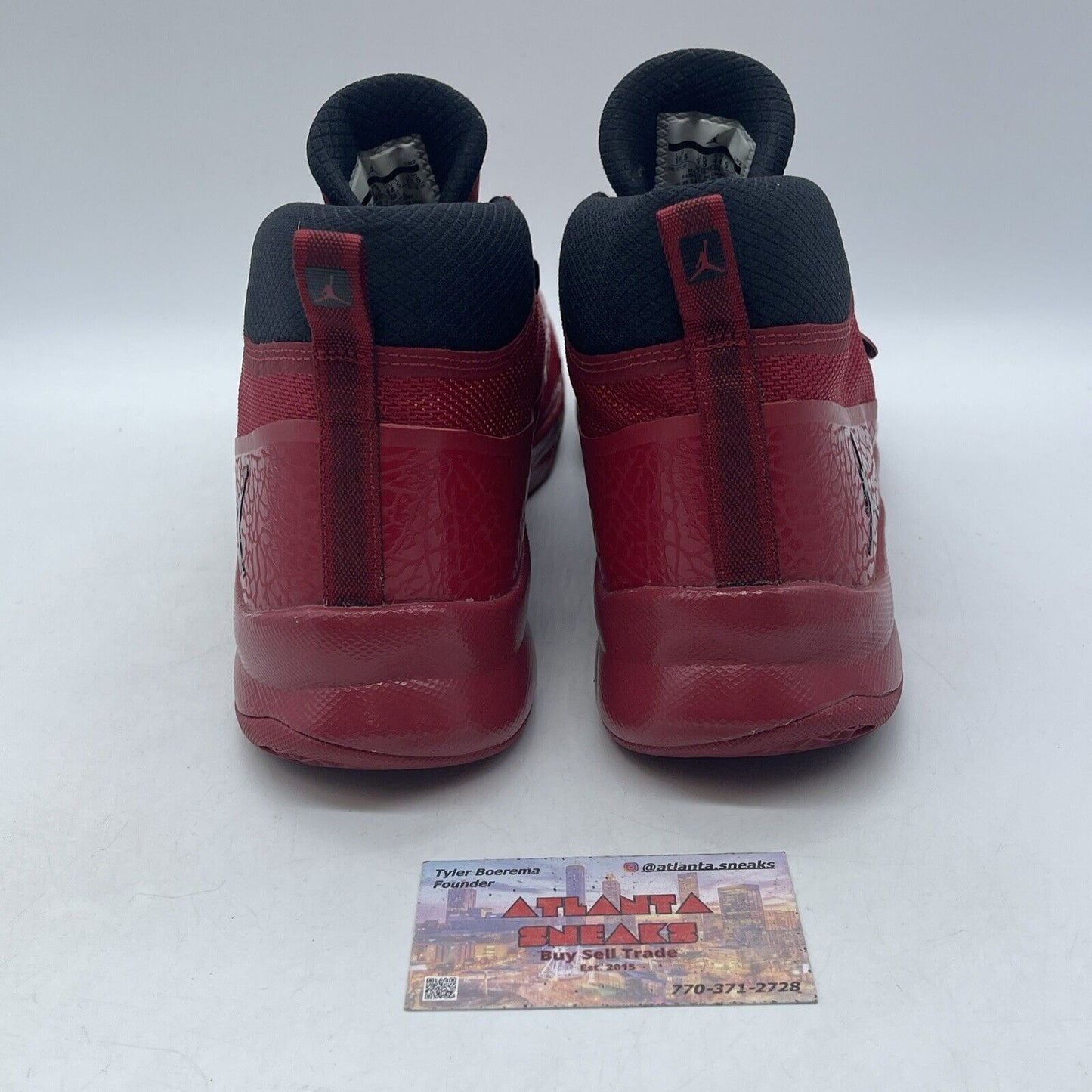 Size 10.5 - Air Jordan Super.Fly 5 Red Black Suede Leather (881571-601)