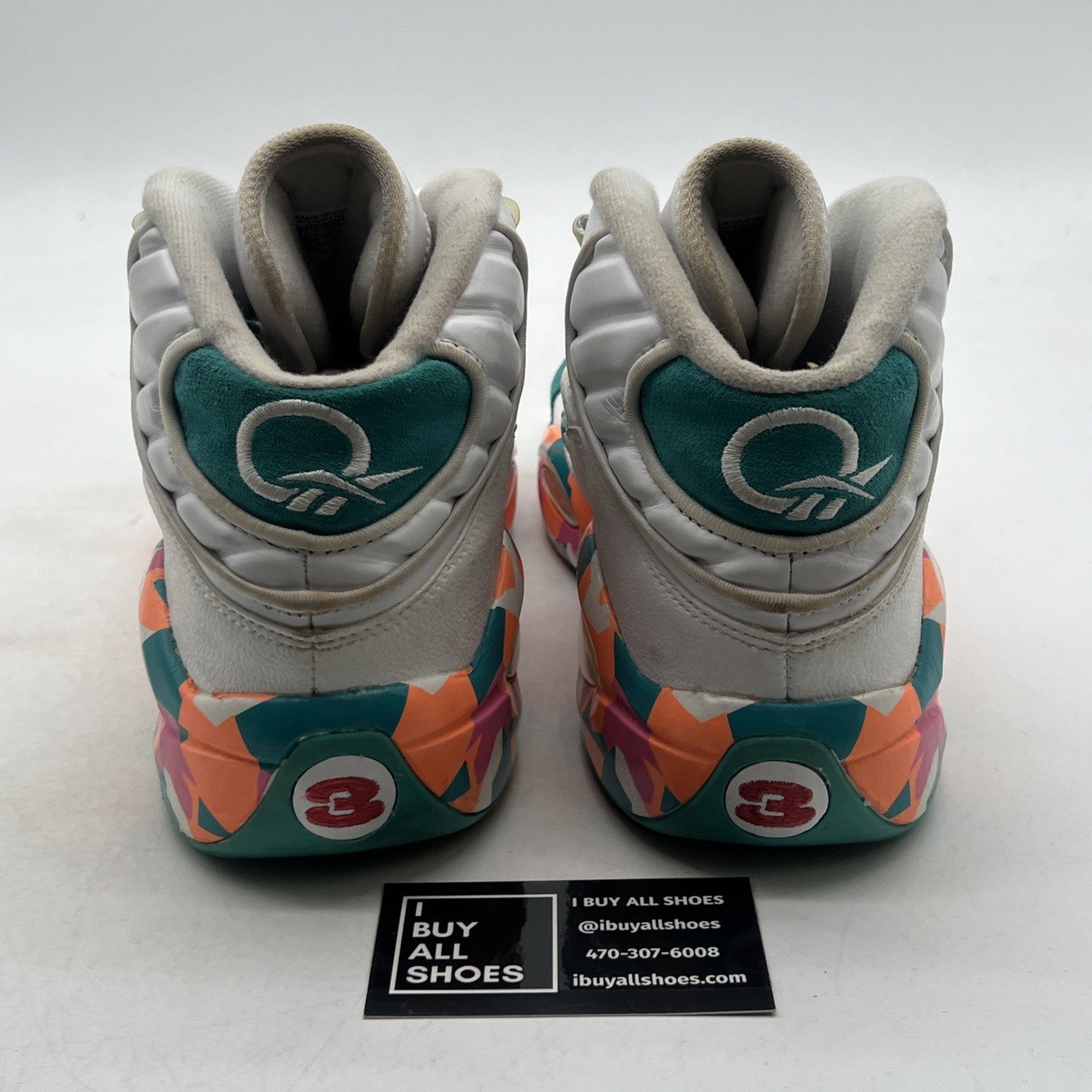 Size 11 - Reebok Question Mid White Noise (M44034)