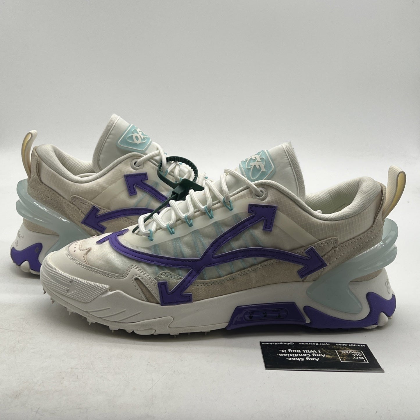 Size 45 - Off-White Odsy 2000 Men's Sneakers White Purple