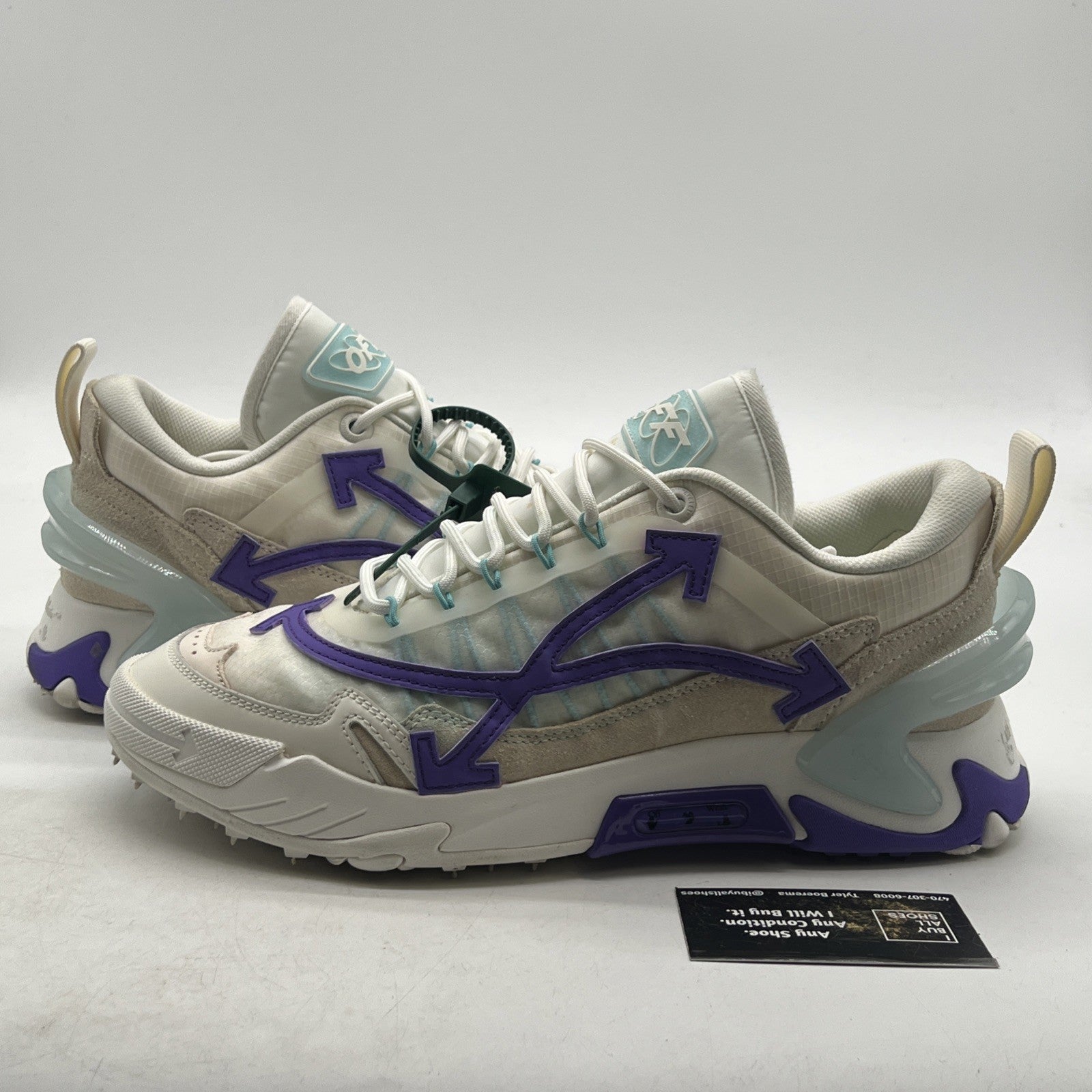 Size 45 - Off-White Odsy 2000 Men's Sneakers White Purple