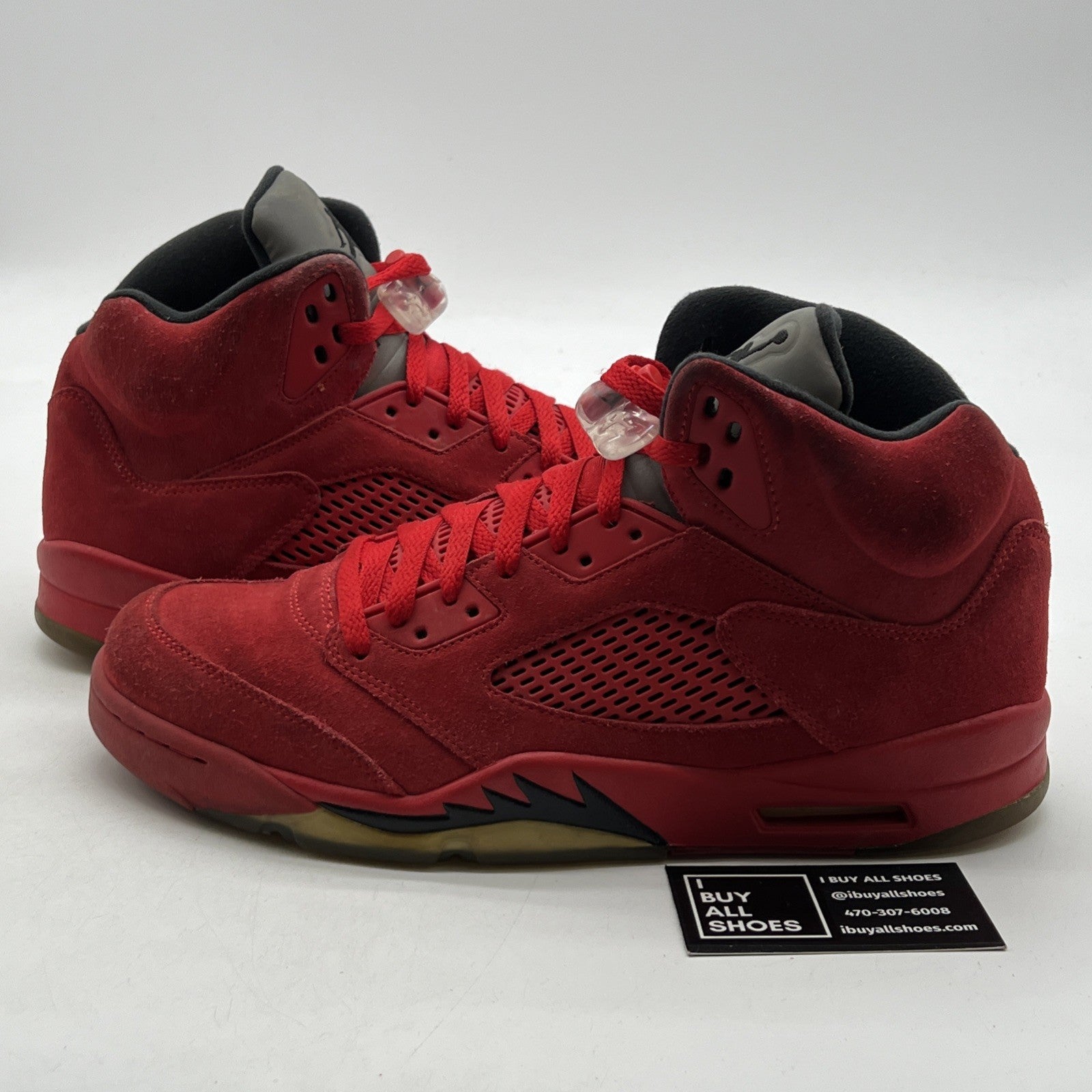 Size 11.5 - Air Jordan 5 Retro Red Suede (136027-602)