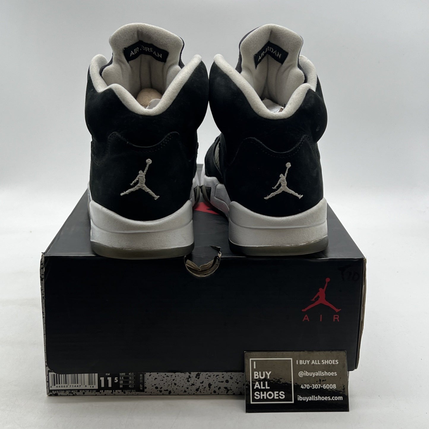 Size 11.5 - Air Jordan 5 Retro 2013 Oreo (136027-035)