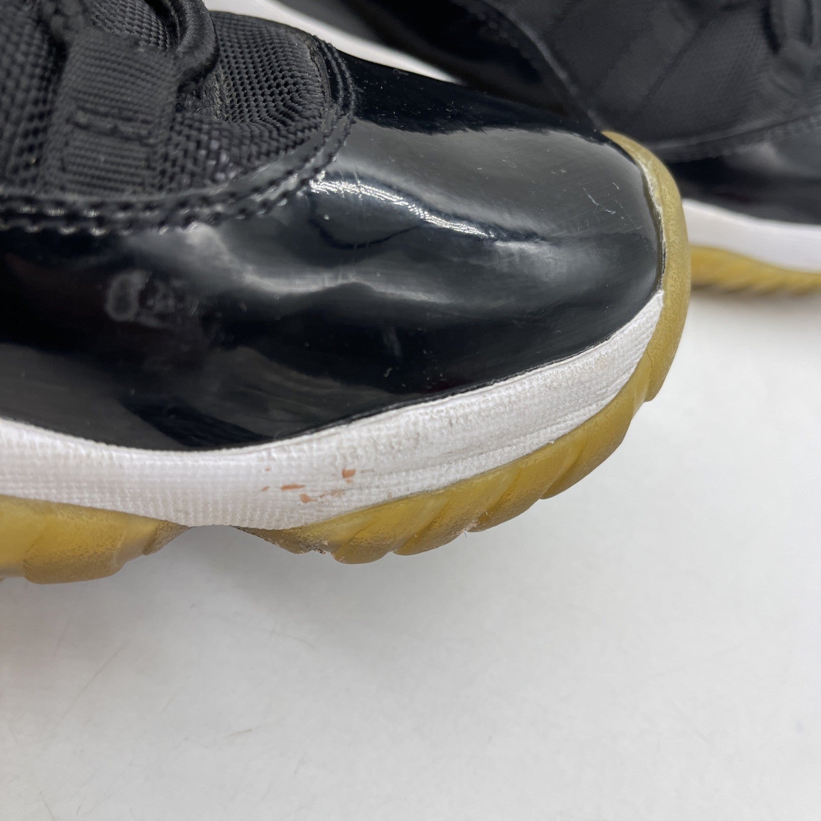 Size 13 - Air Jordan 11 Retro 2009 Space Jam Black Leather (378037-041)