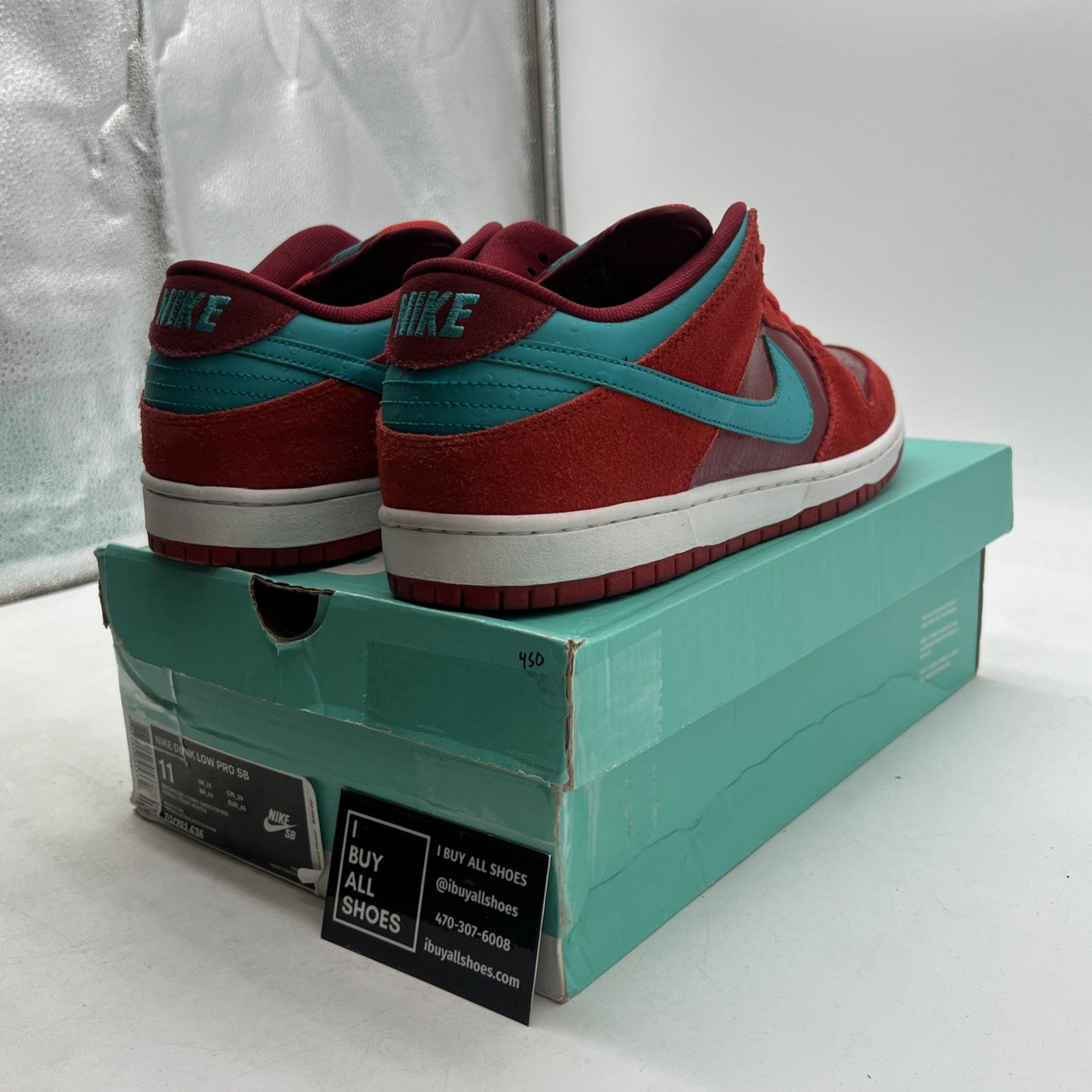 Size 11 - Nike Dunk Pro SB Low Brickhouse Turbo Green (304292-636)