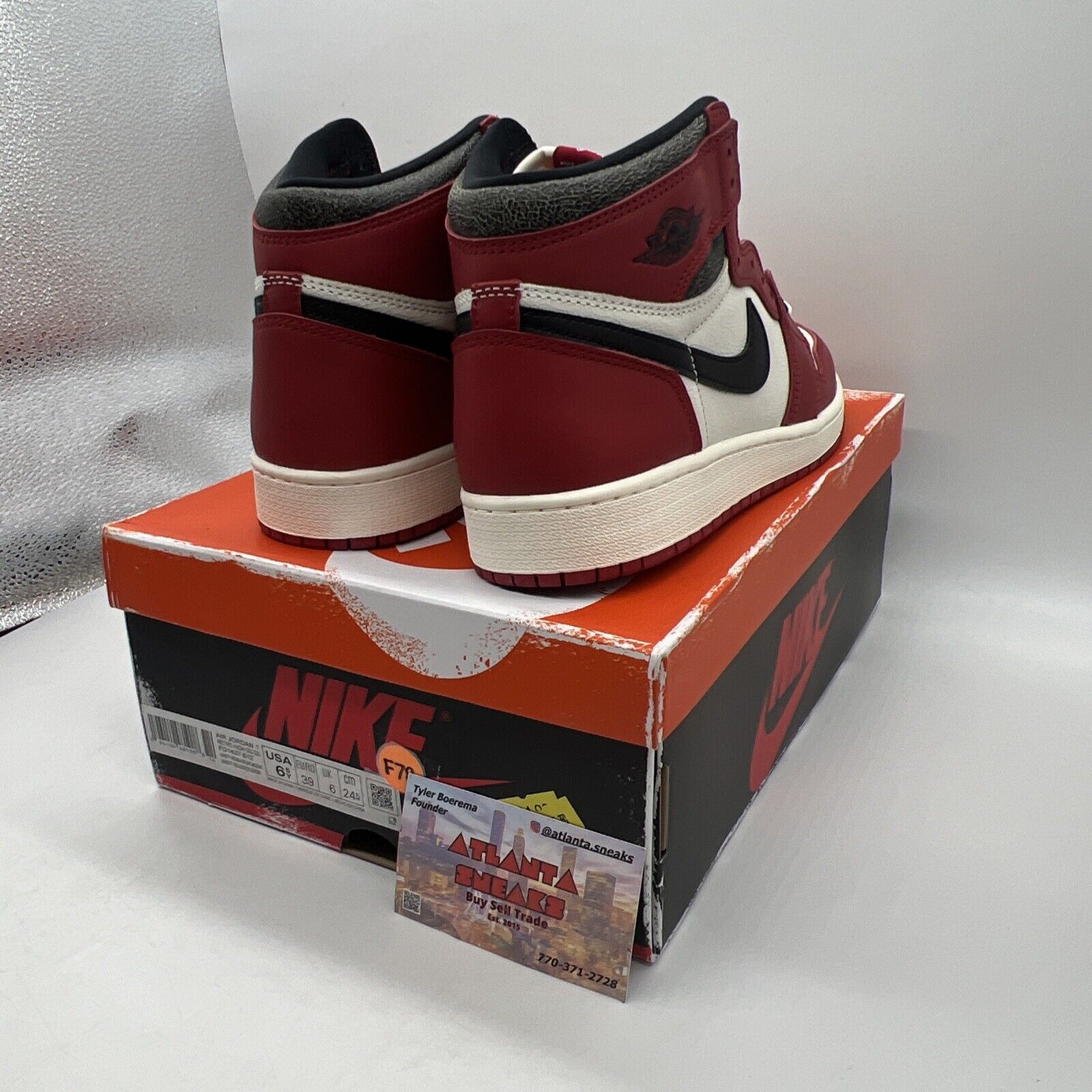 Size 6.5 - Jordan 1 Retro High OG Chicago Lost & Found 2022 Brand New Og All