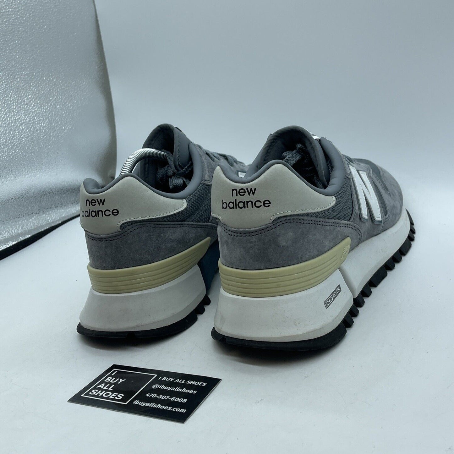 Size 13 - New Balance 1300 Grey Black Blue White Sede Leather (MS1300GG)
