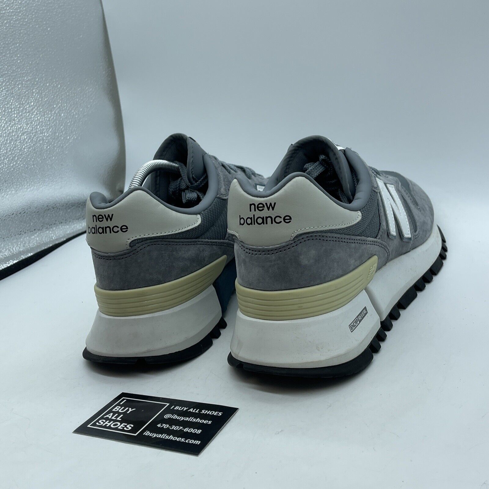 Size 13 - New Balance 1300 Grey Black Blue White Sede Leather (MS1300GG)