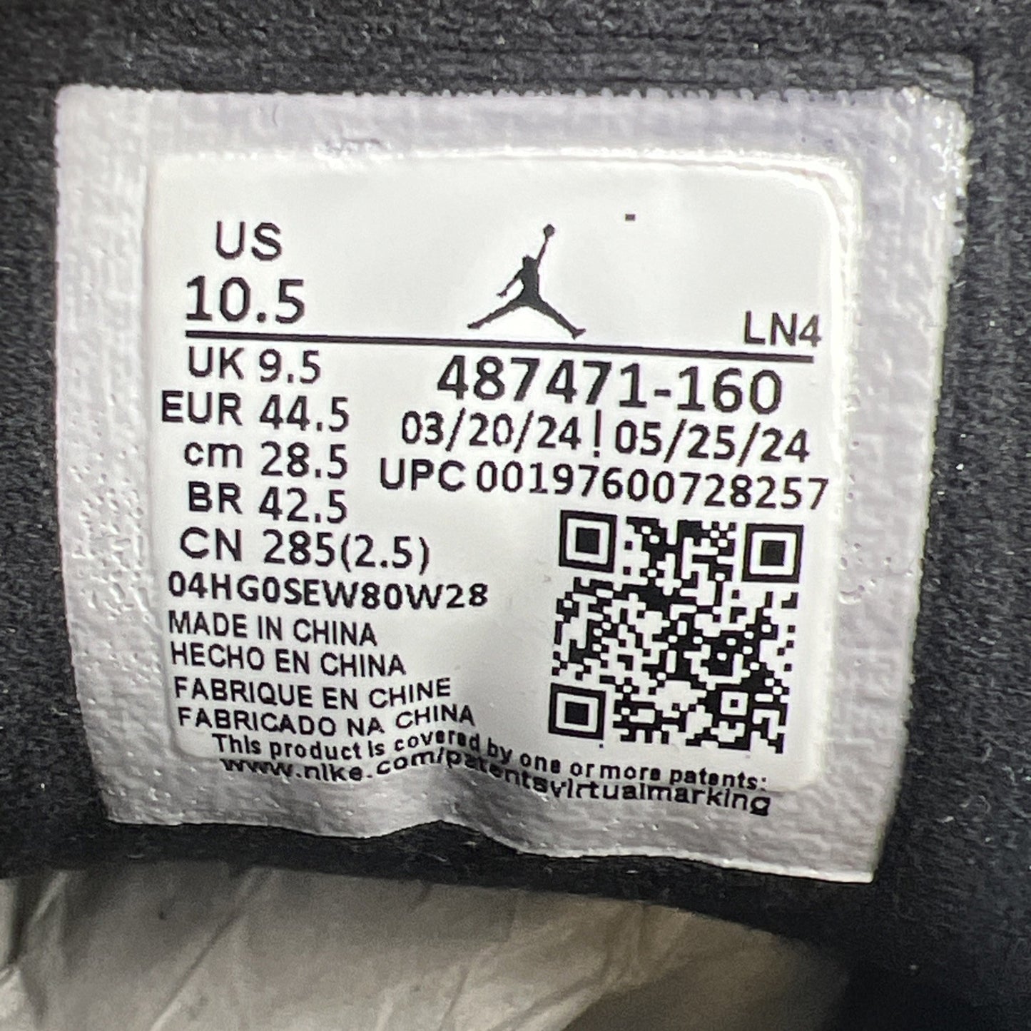 Size 10.5 - Air Jordan 14 Retro 2024 Black Toe (487471-160)