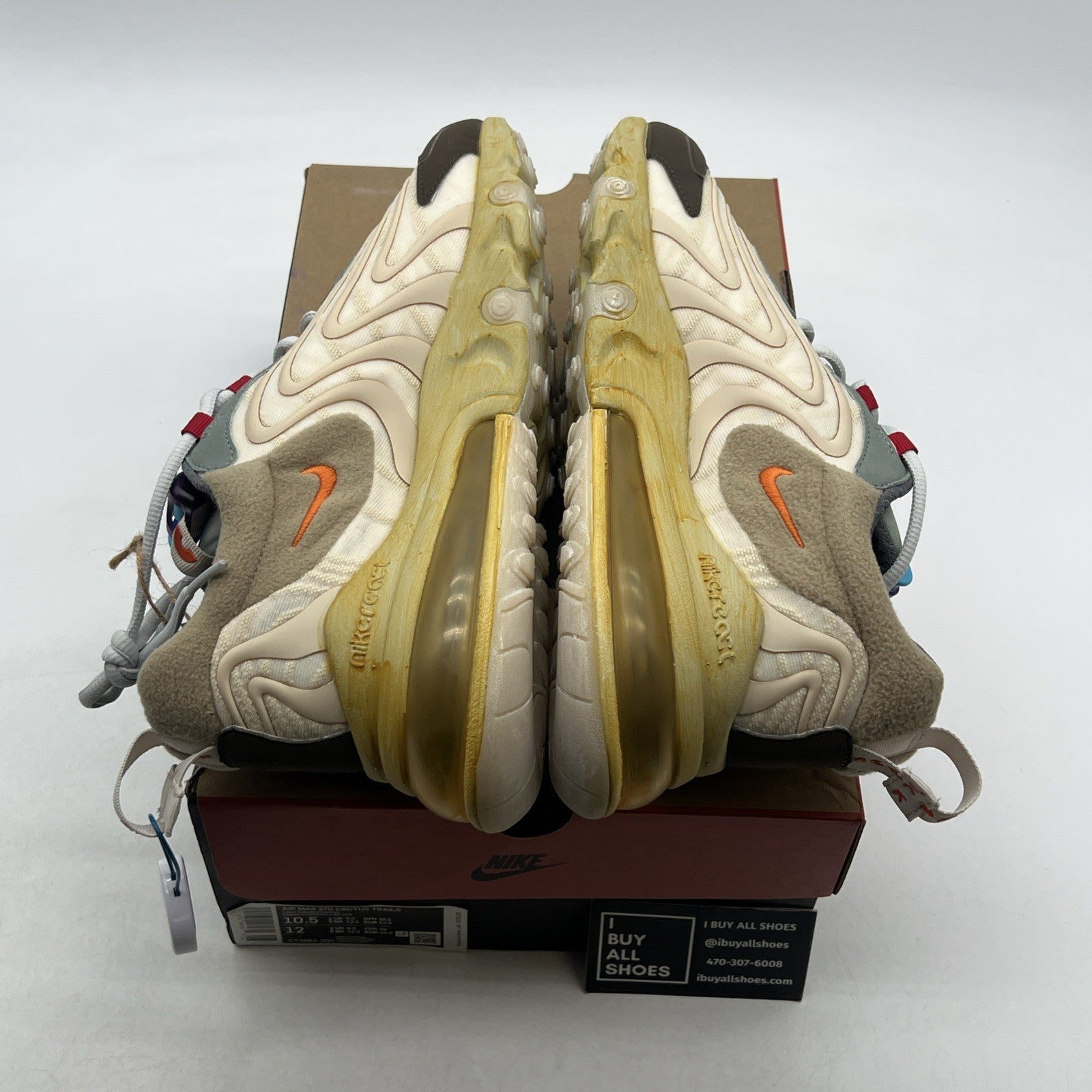 Size 10.5 - Nike Travis Scott x Air Max 270 React ENG Cactus Trails (CT2864-200)