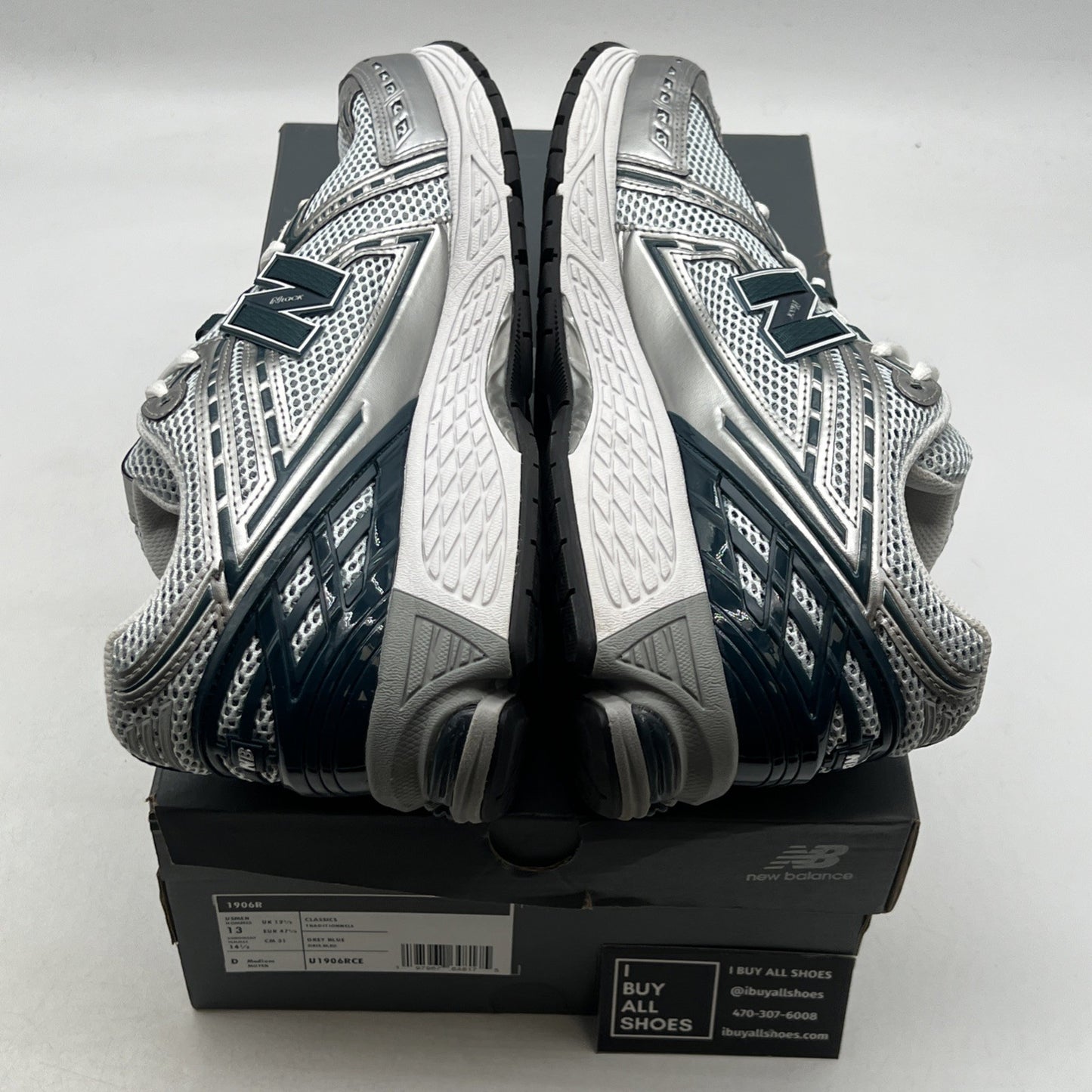 Size 13 - New Balance 1906R Silver Metallic Deep Ocean (U1906RCE)