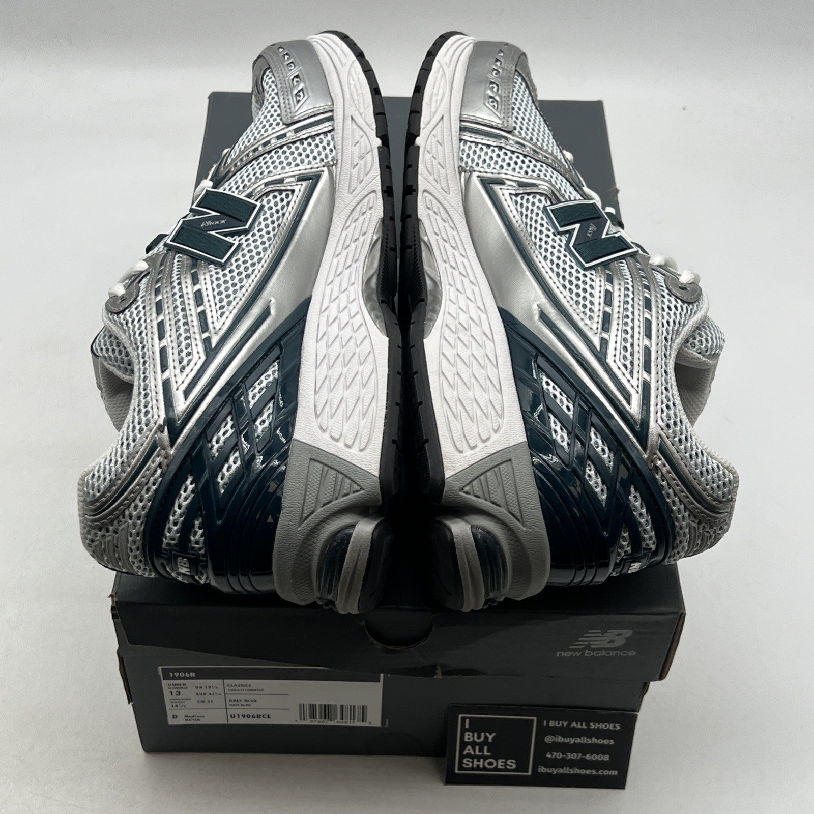 Size 13 - New Balance 1906R Silver Metallic Deep Ocean (U1906RCE)