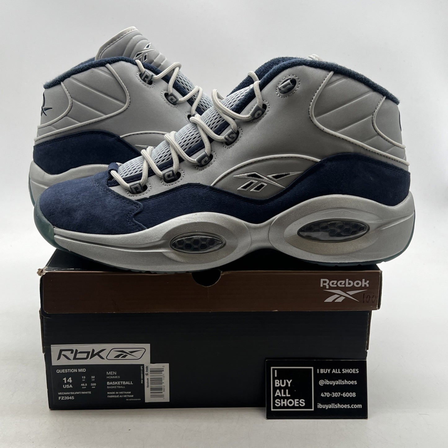 Size 14 - Reebok Question Mid Dallas Cowboys (FZ3945)
