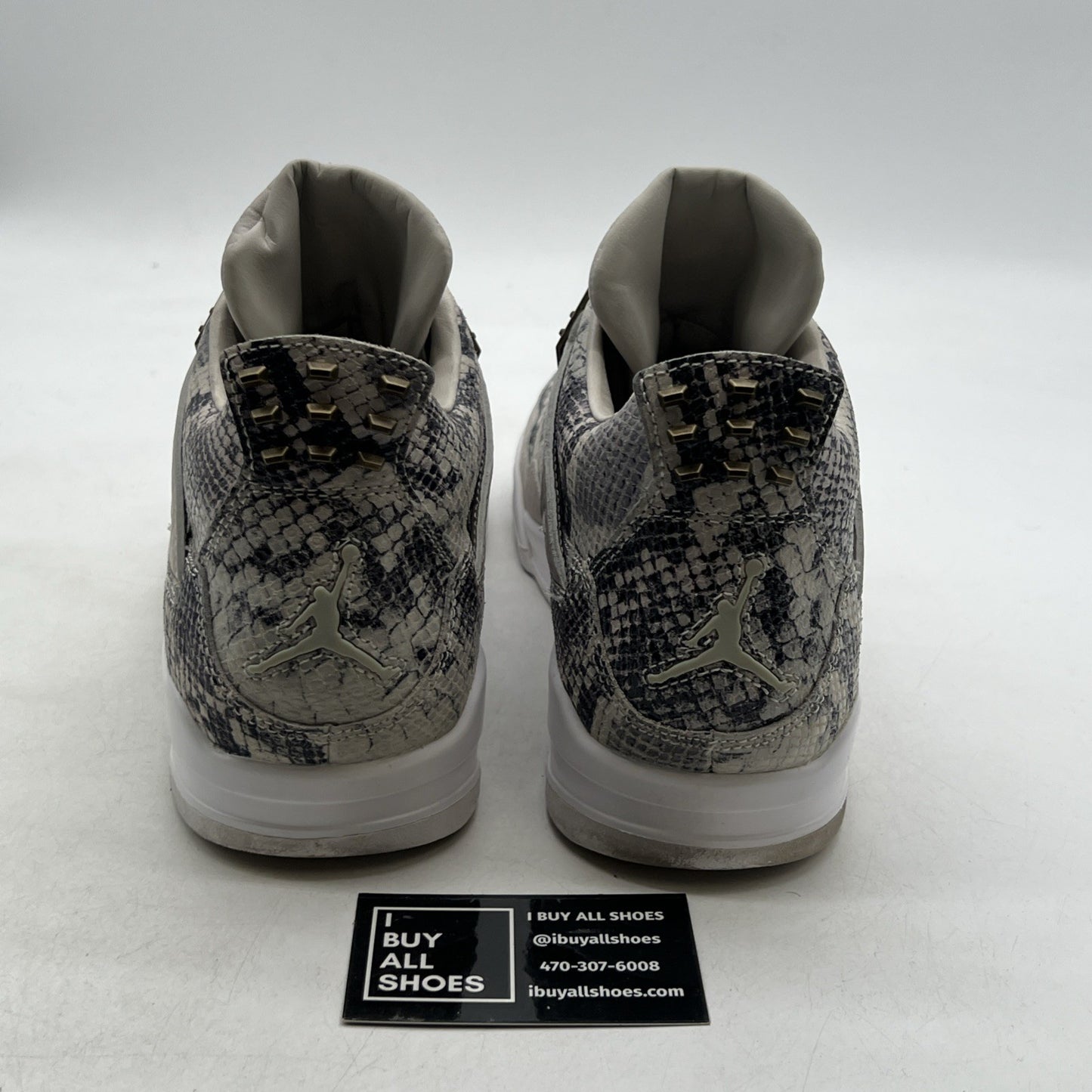 Size 14 - Air Jordan 4 Retro Premium Snakeskin (819139-030)