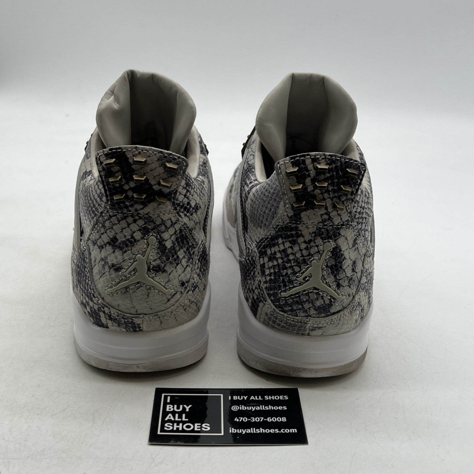 Size 14 - Air Jordan 4 Retro Premium Snakeskin (819139-030)
