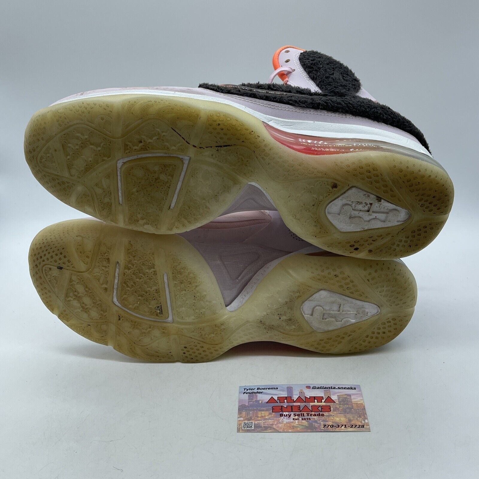 Size 10 - Nike LeBron 9 Regal Pink Brown Orange Suede Leather (DJ3908-600)