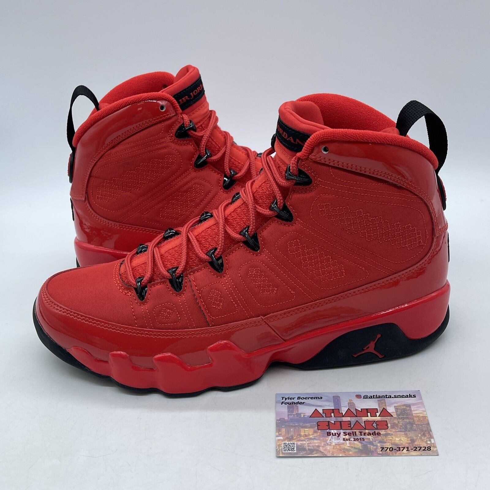 Size 8.5 - Jordan 9 Chile Red Black (CT8019-600)