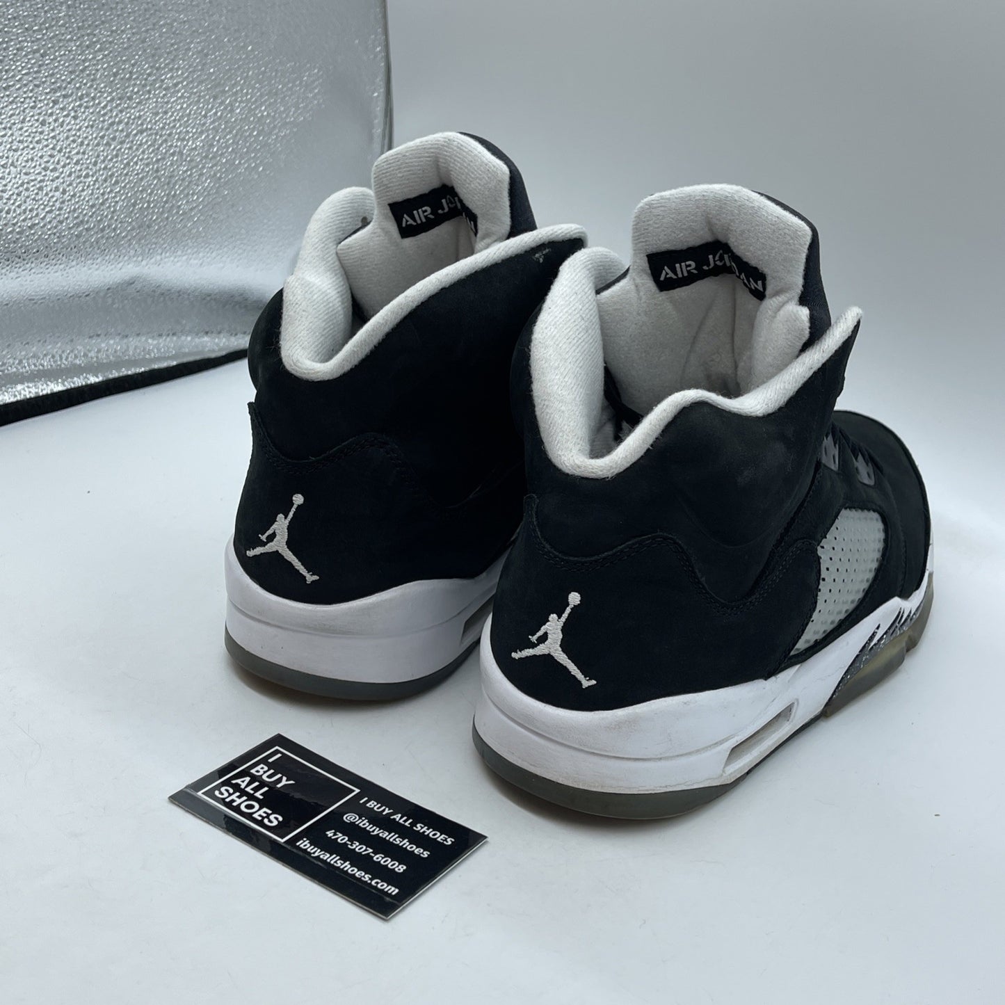 Size 12 - Jordan 5 Retro Mid Oreo Black White Suede (CT4838-011)