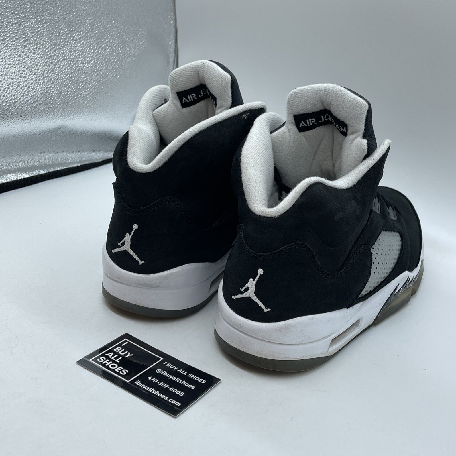 Size 12 - Jordan 5 Retro Mid Oreo Black White Suede (CT4838-011)