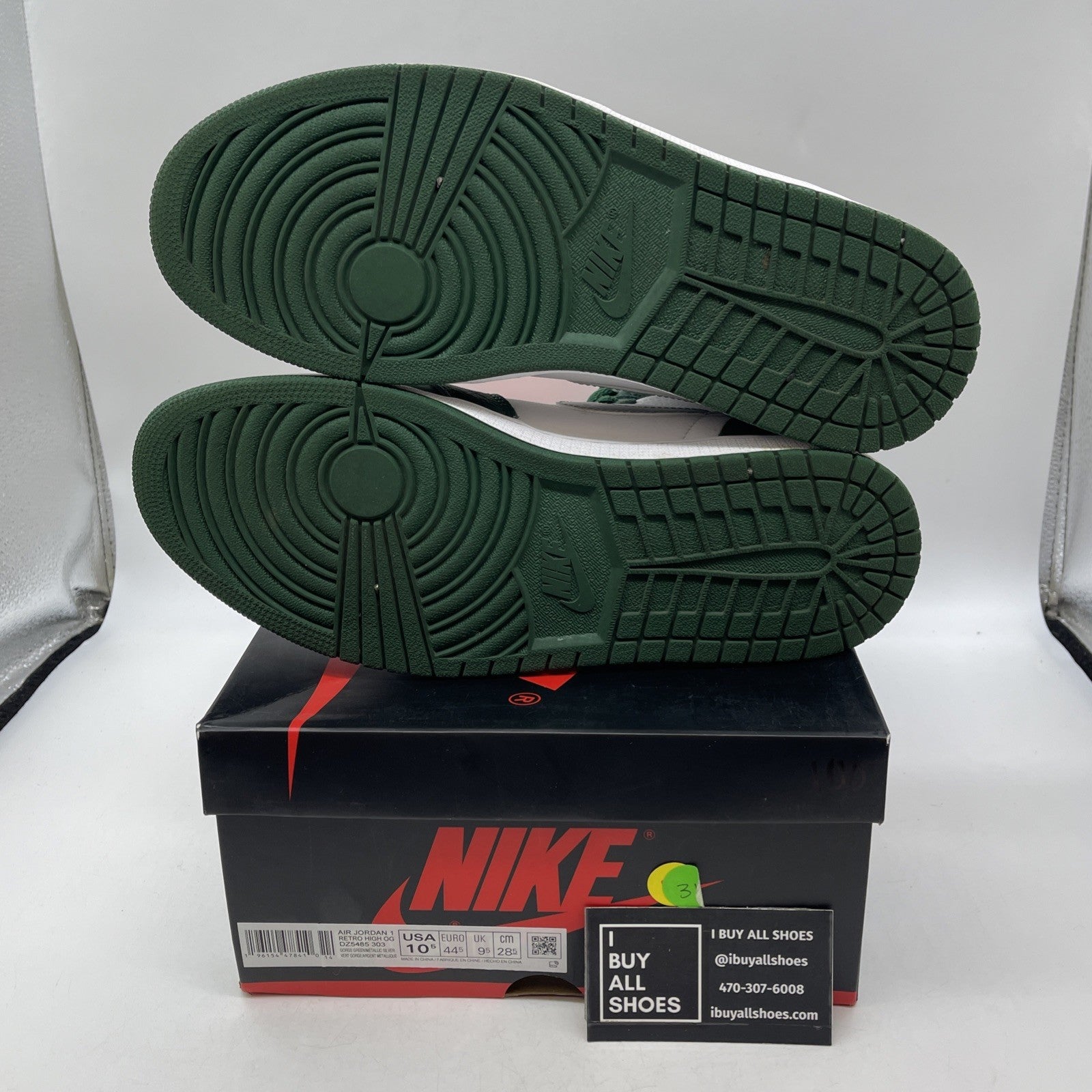 Size 10.5 - Air Jordan 1 Retro OG High Gorge Green (DZ5485-303)