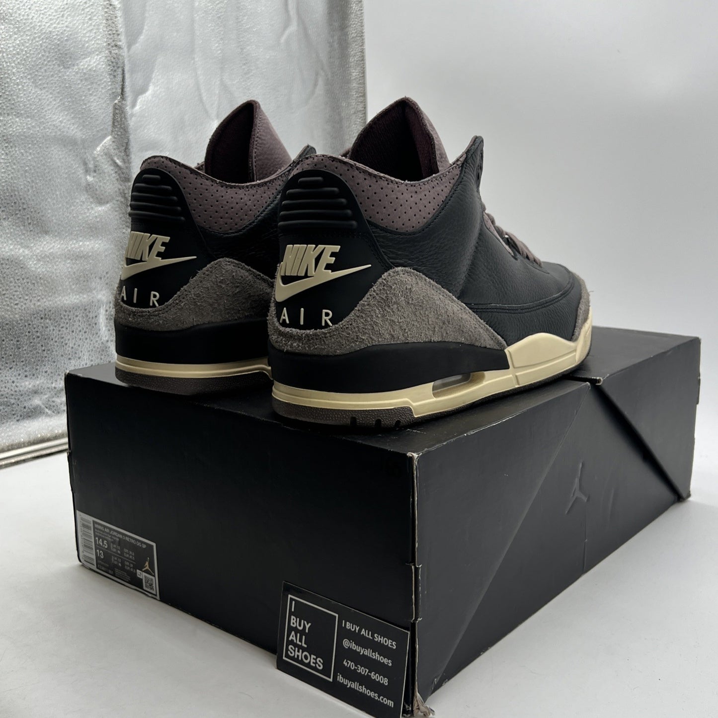 Size 14.5W- A Ma Maniére x Air Jordan 3 Retro “While You Were Sleeping”