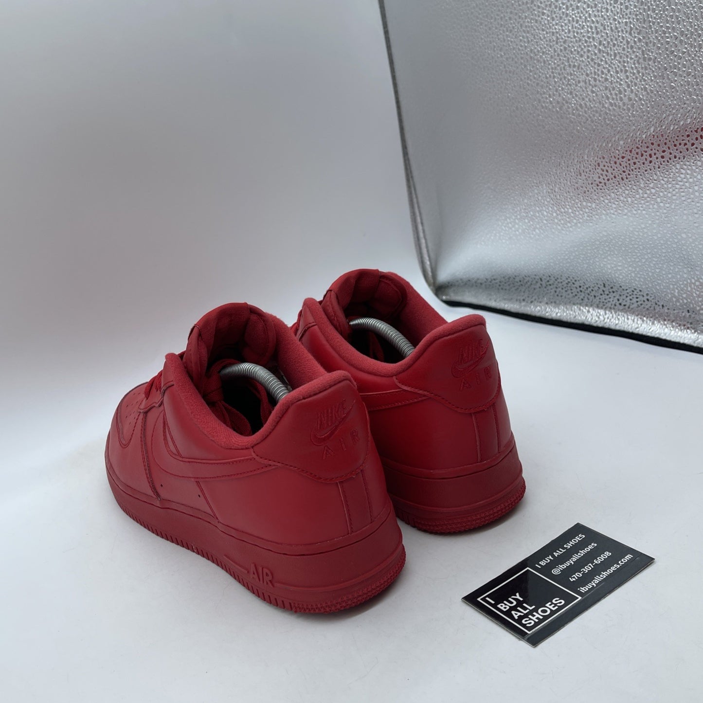 Size 12 - Nike Air Force 1 Low Triple Red Leather (CW6999-600)