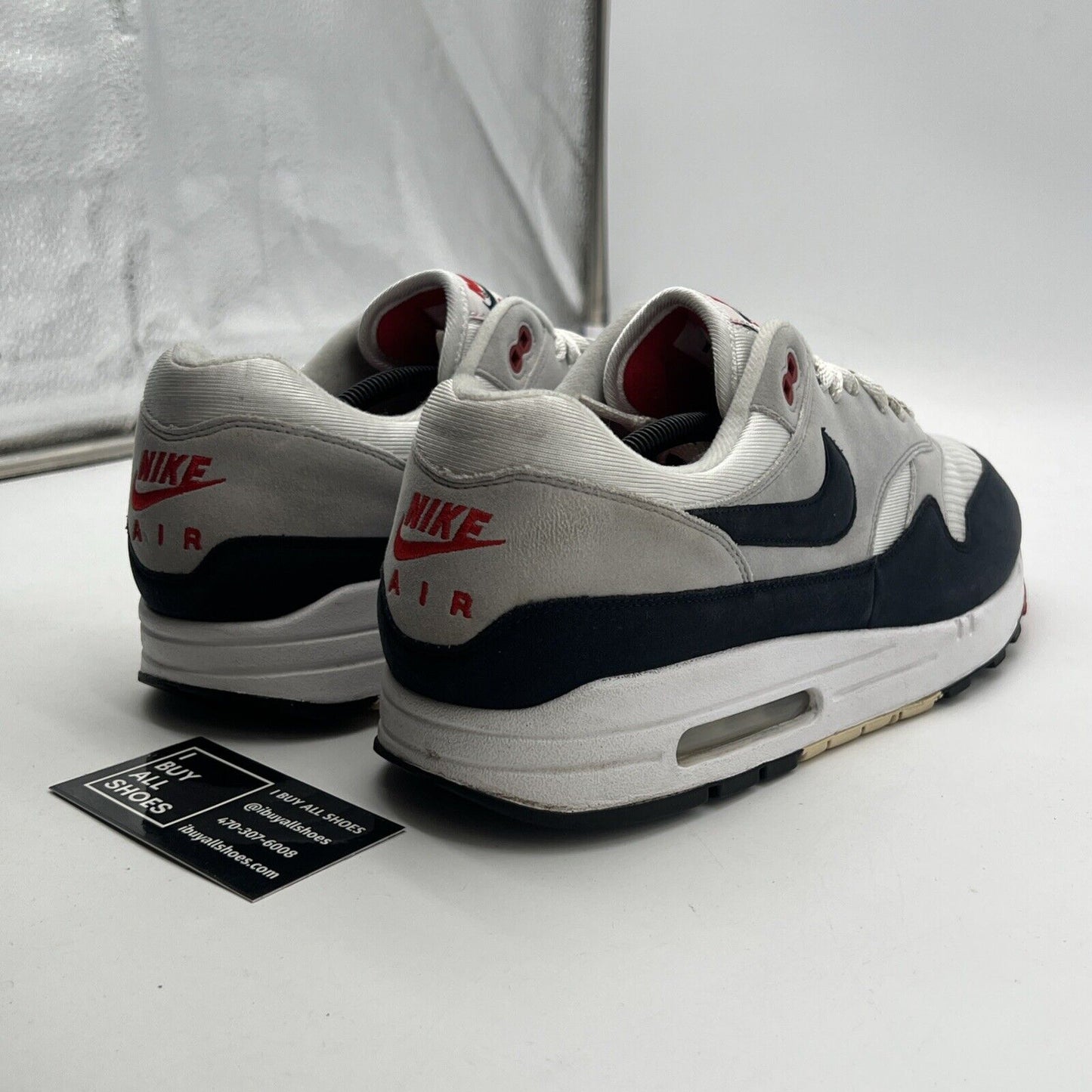 Size 13 - Nike Air Max 1 OG Anniversary Obsidian 908375-104)